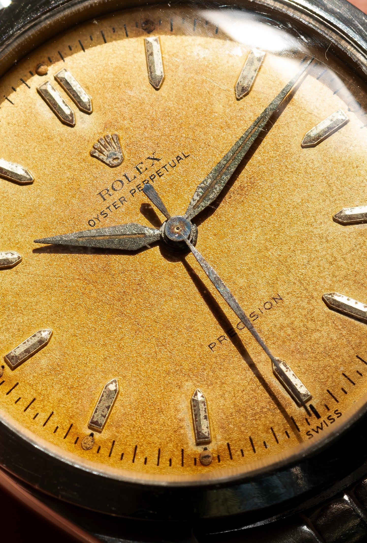 ROLEX Oyster Perpetual Tropical Pre Explorer Ovettone Ref. 6298 (1953)