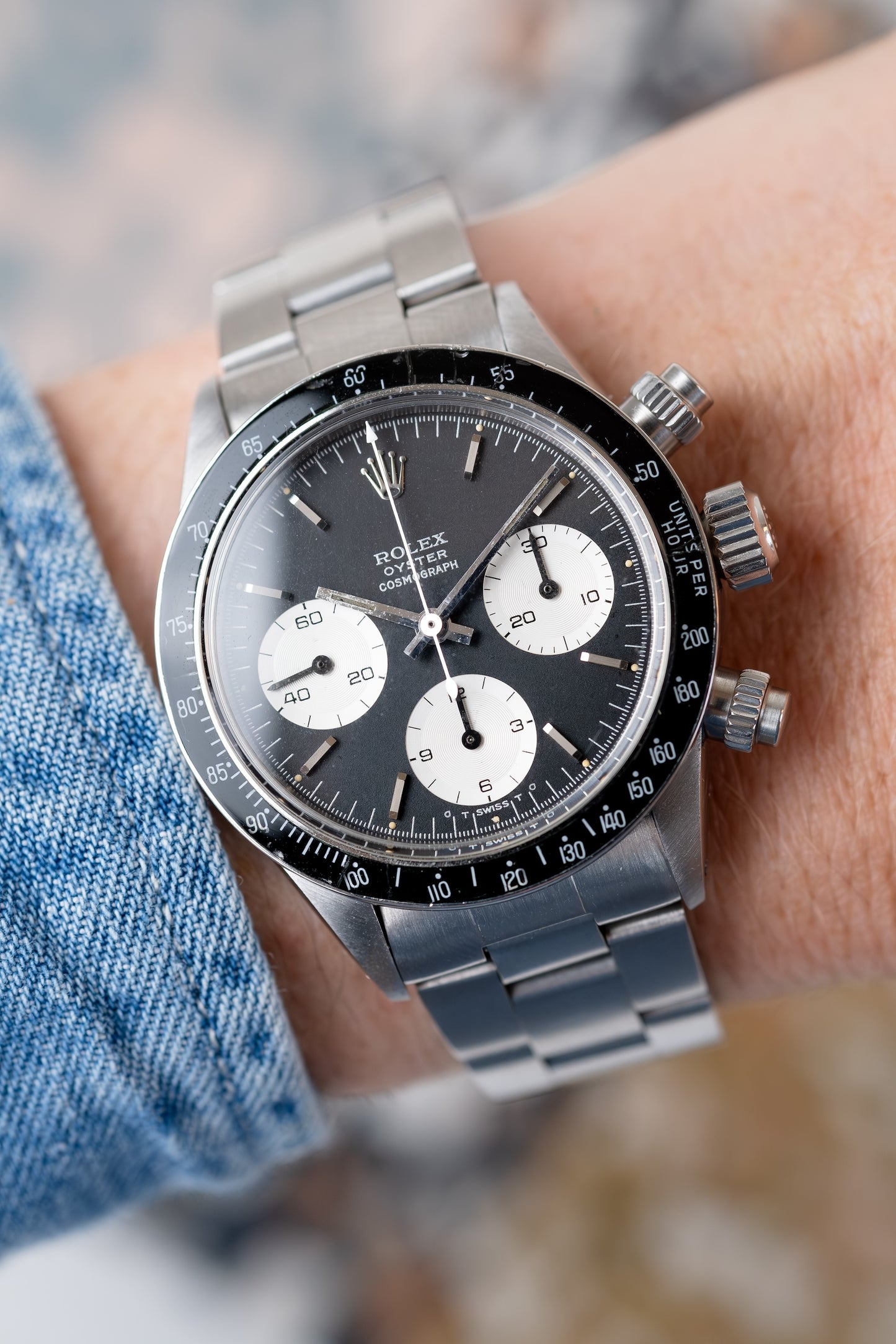 ROLEX Cosmograph Daytona Reference 6263 Black Sigma Dial (1975)