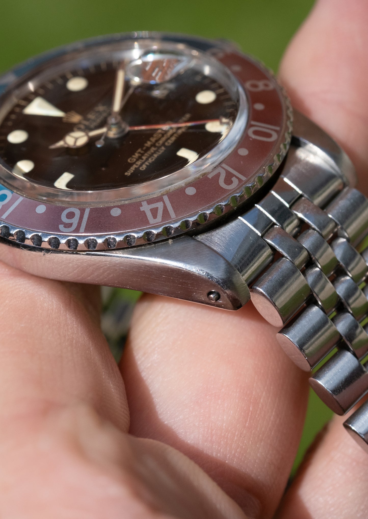 ROLEX GMT Master Ref. 1675 Gilt Gloss Mirror Dial Full Set (1966)