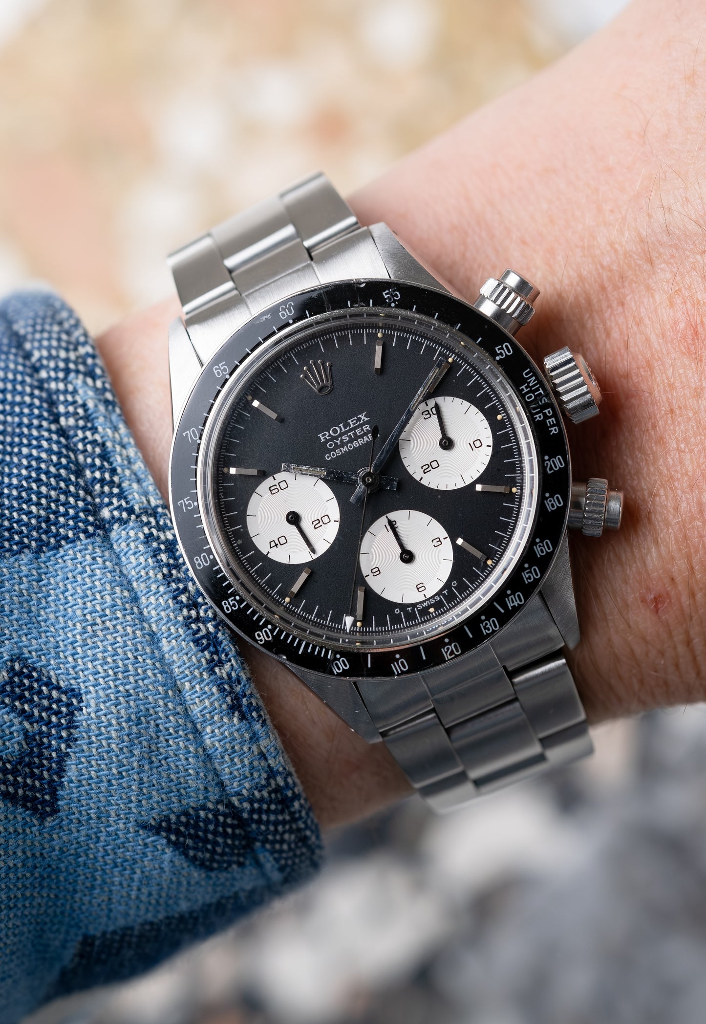 ROLEX Cosmograph Daytona Reference 6263 Black Sigma Dial (1975)