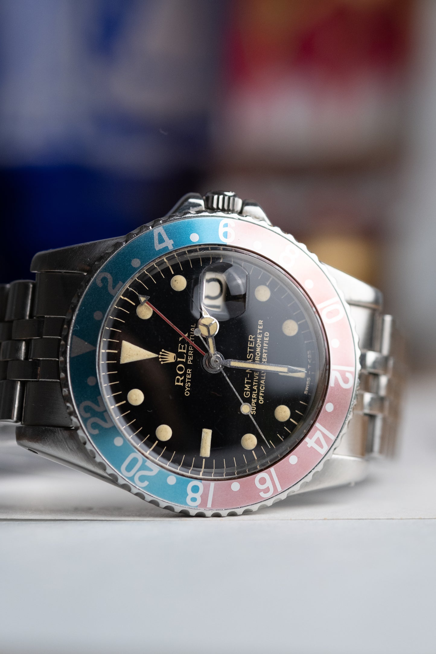 ROLEX GMT Master Ref. 1675 Gilt Gloss Mirror Dial Full Set (1966)