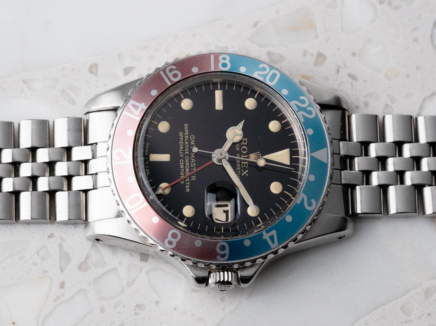 ROLEX GMT Master Ref. 1675 Gilt Gloss Mirror Dial Full Set (1966)