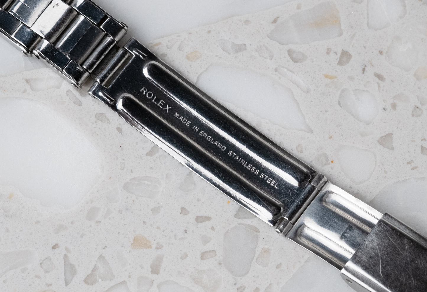 ROLEX Explorer Gilt Dial Ref. 5504 Box, Guarantee + Service Papers (1958)