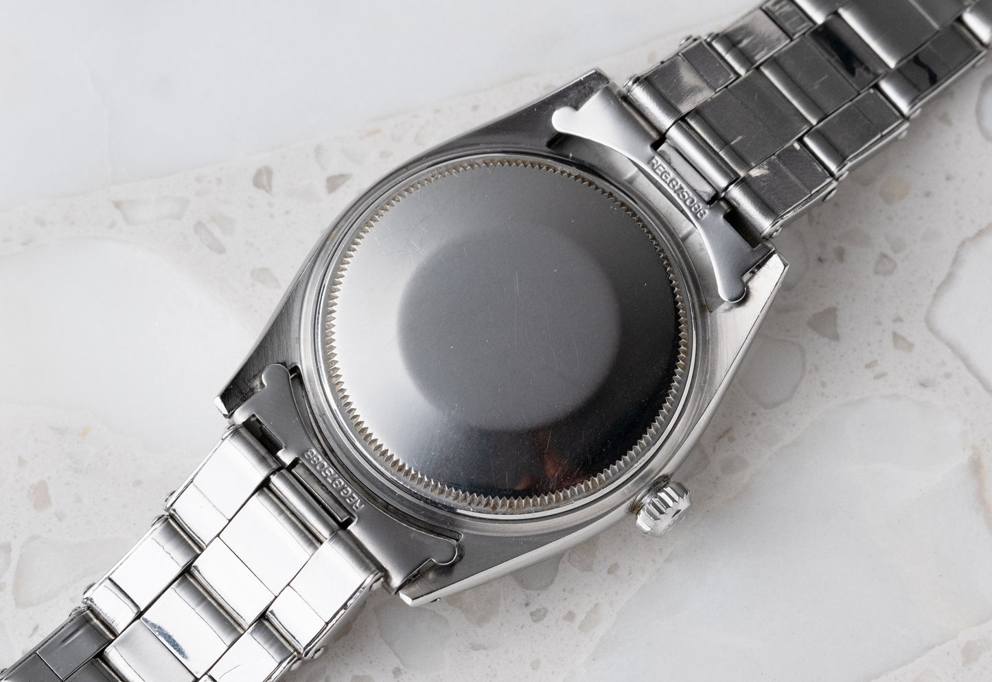 ROLEX Explorer Gilt Dial Ref. 5504 Box, Guarantee + Service Papers (1958)