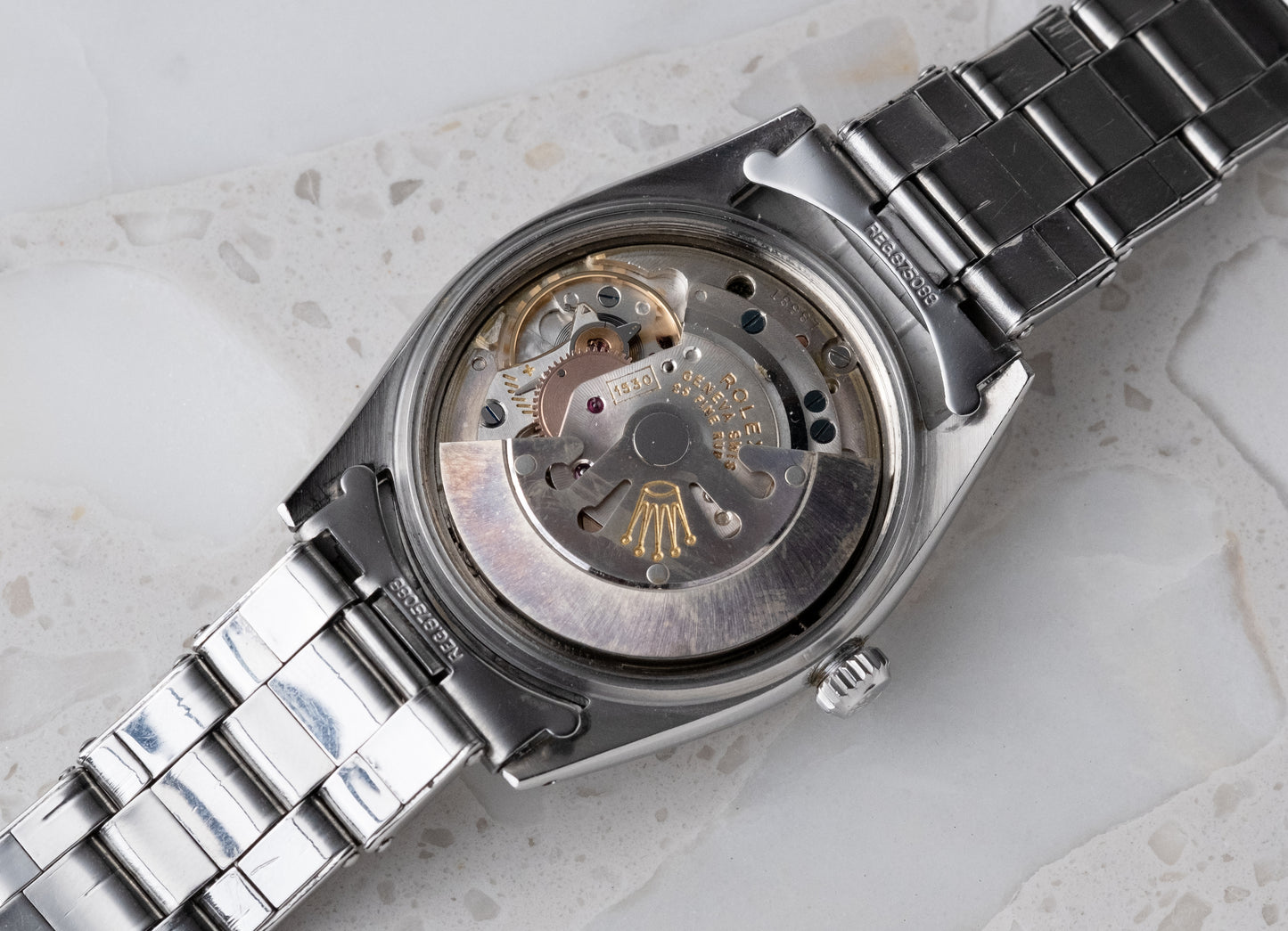 ROLEX Explorer Gilt Dial Ref. 5504 Box, Guarantee + Service Papers (1958)