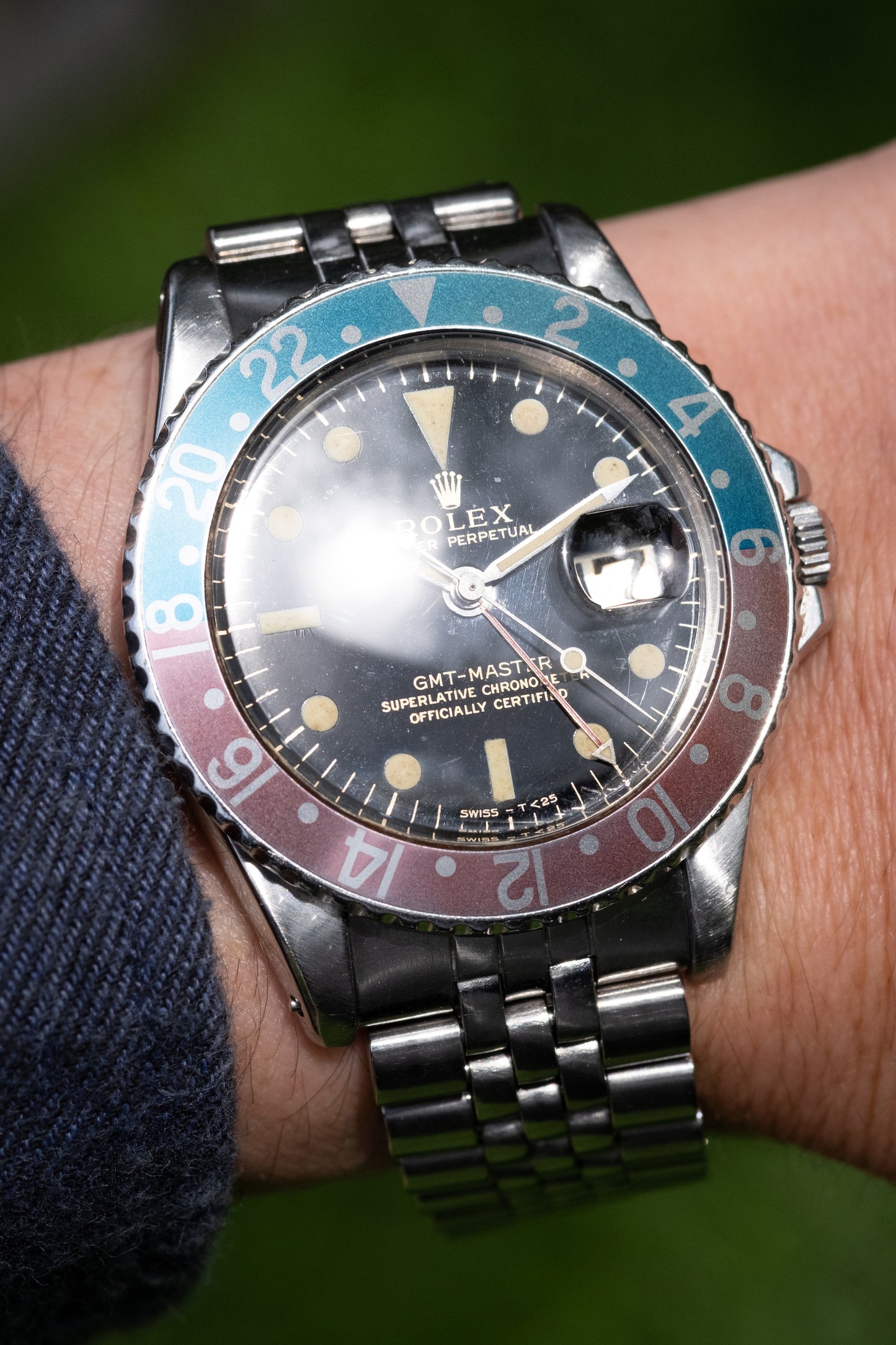 ROLEX GMT Master Ref. 1675 Gilt Gloss Mirror Dial Full Set (1966)