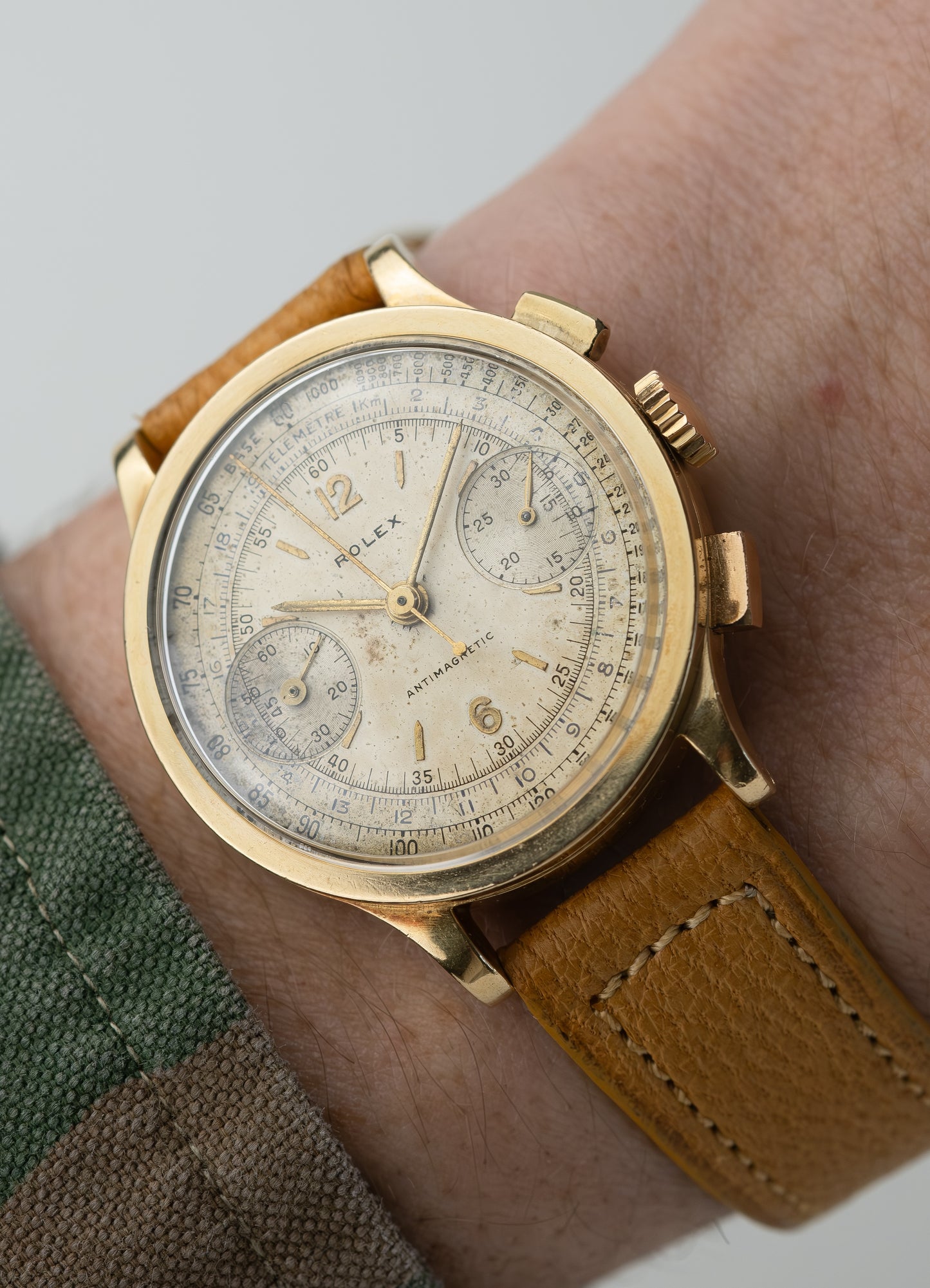 ROLEX 18k Antimagnetic Chronograph Reference 2811 (1938)