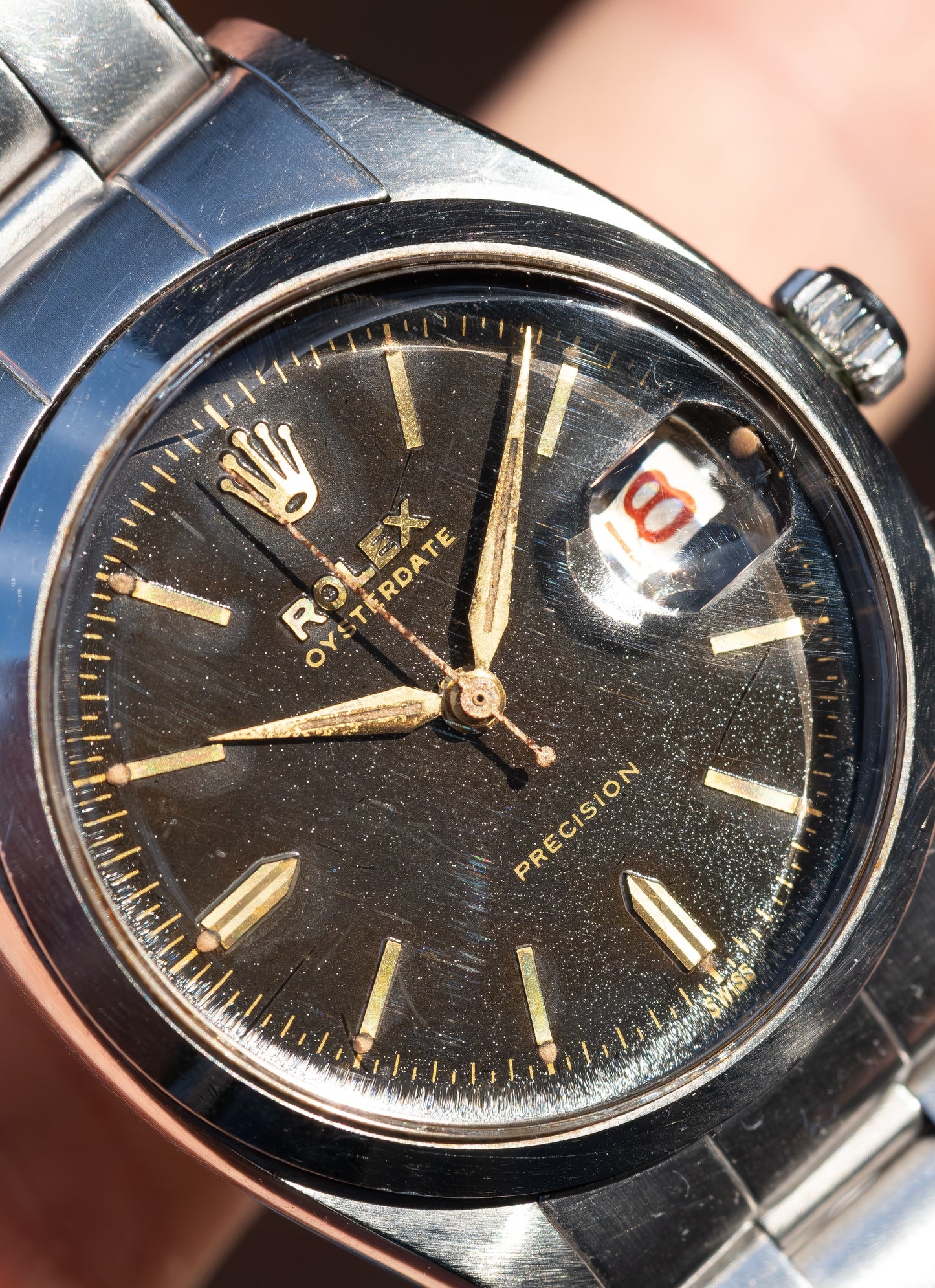 ROLEX Oysterdate Precision Reference 6494 Tropical Dial (1958)