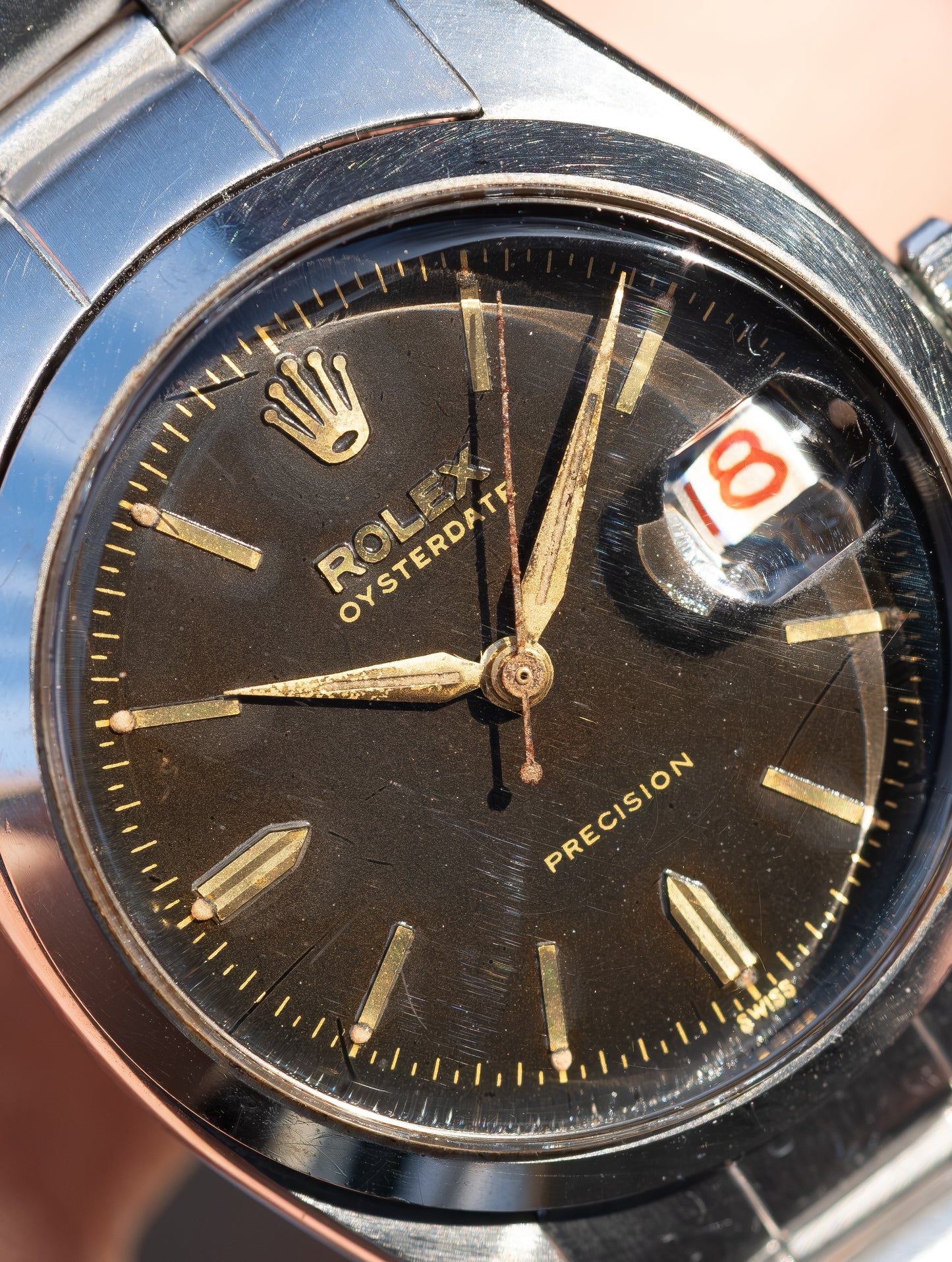 ROLEX Oysterdate Precision Reference 6494 Tropical Dial (1958)