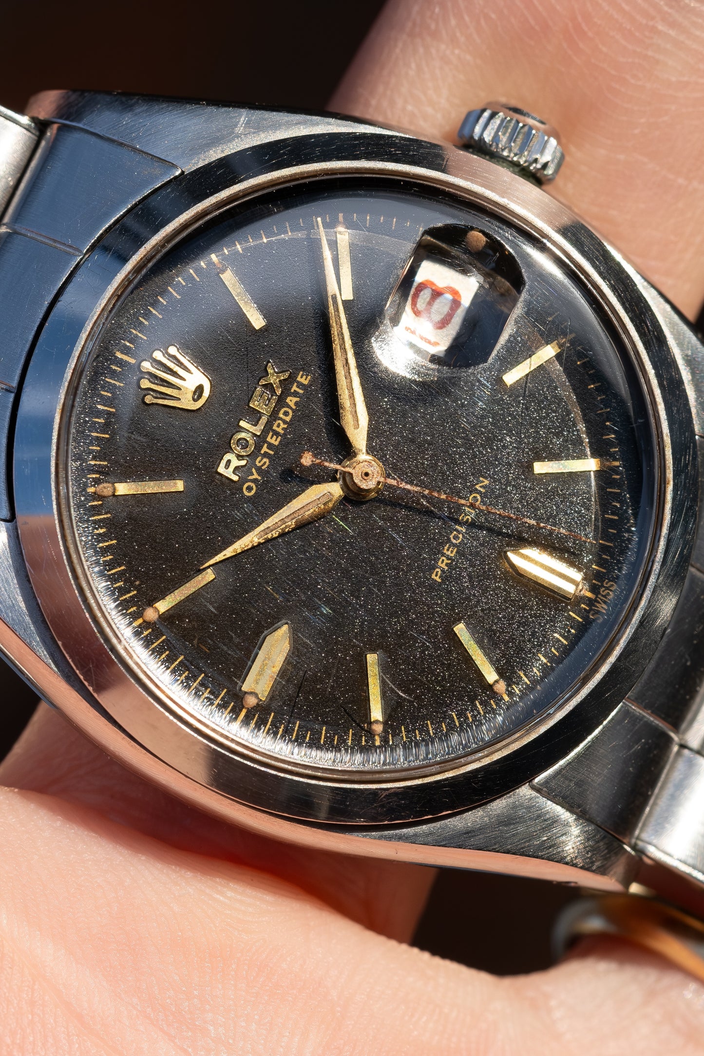ROLEX Oysterdate Precision Reference 6494 Tropical Dial (1958)