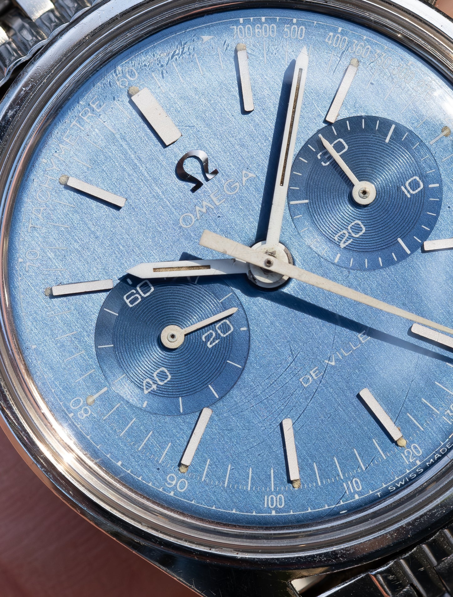 OMEGA De Ville Chronograph Blue Dial Ref. 145.017 (1970)