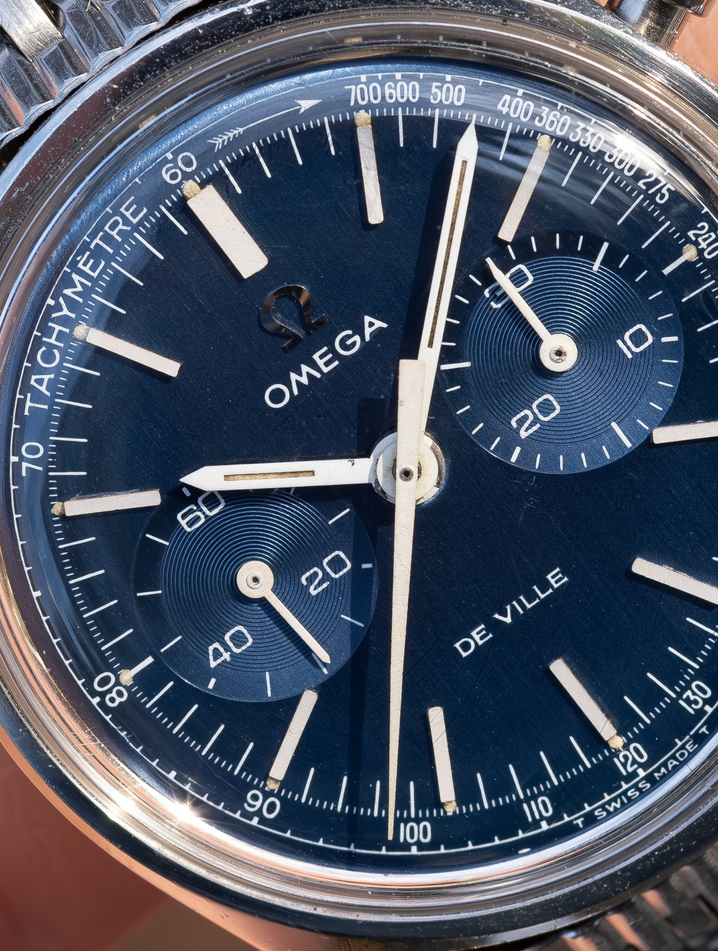 OMEGA De Ville Chronograph Blue Dial Ref. 145.017 (1970)