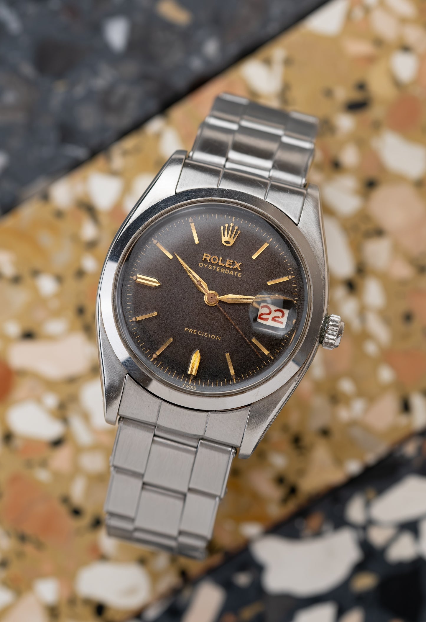 ROLEX Oysterdate Precision Reference 6494 Tropical Dial (1958)