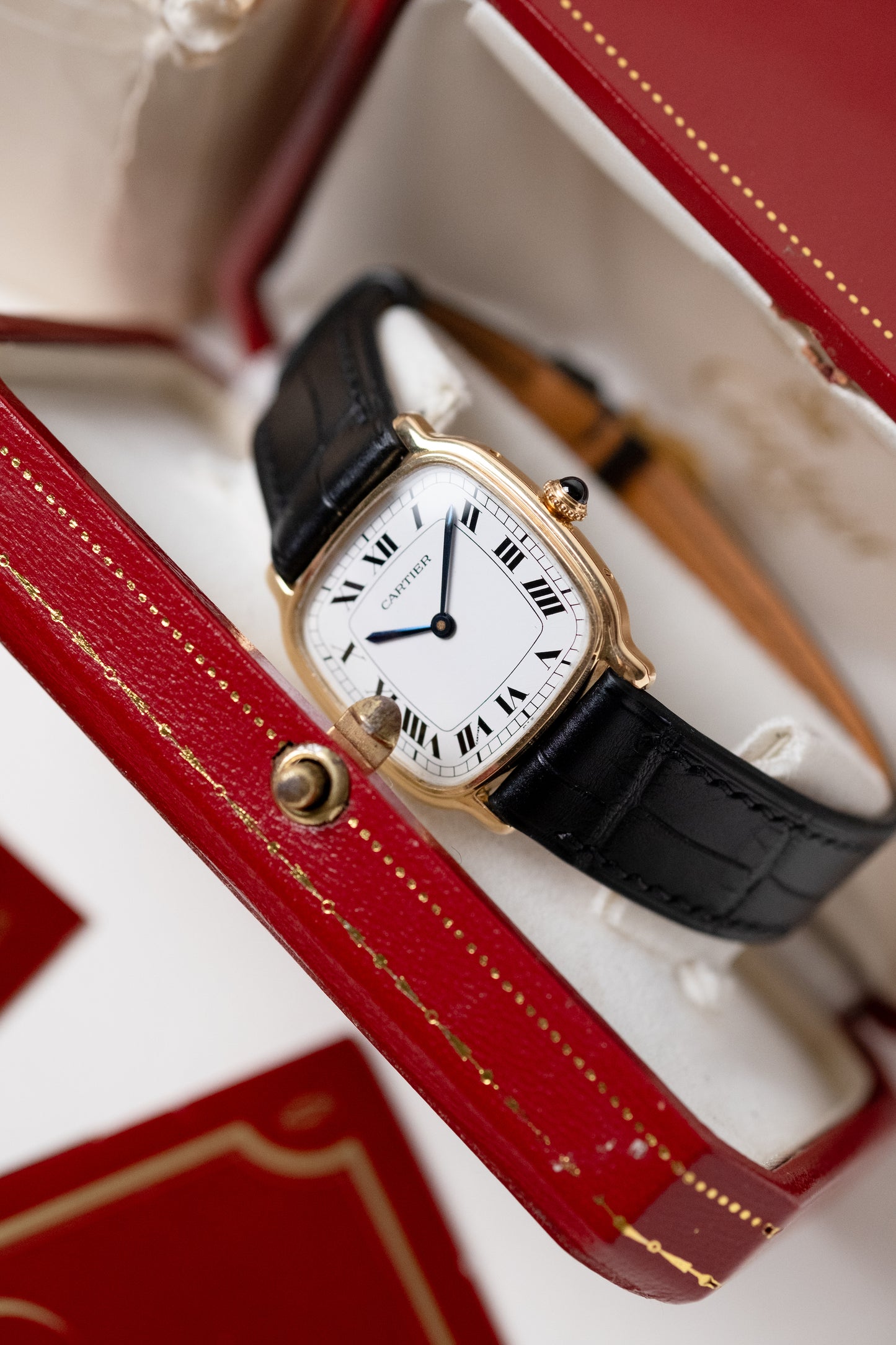 CARTIER Chambord 18k Gold Cushion (c. 1970s)
