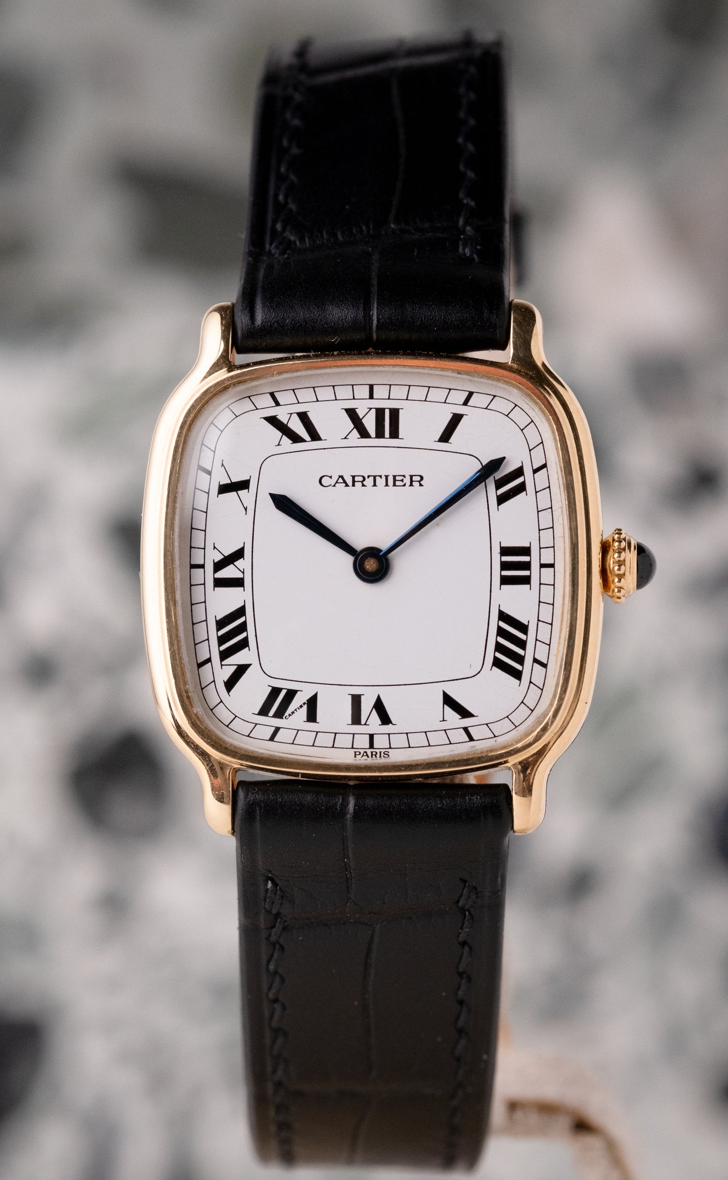 CARTIER Chambord 18k Gold Cushion (c. 1970s)
