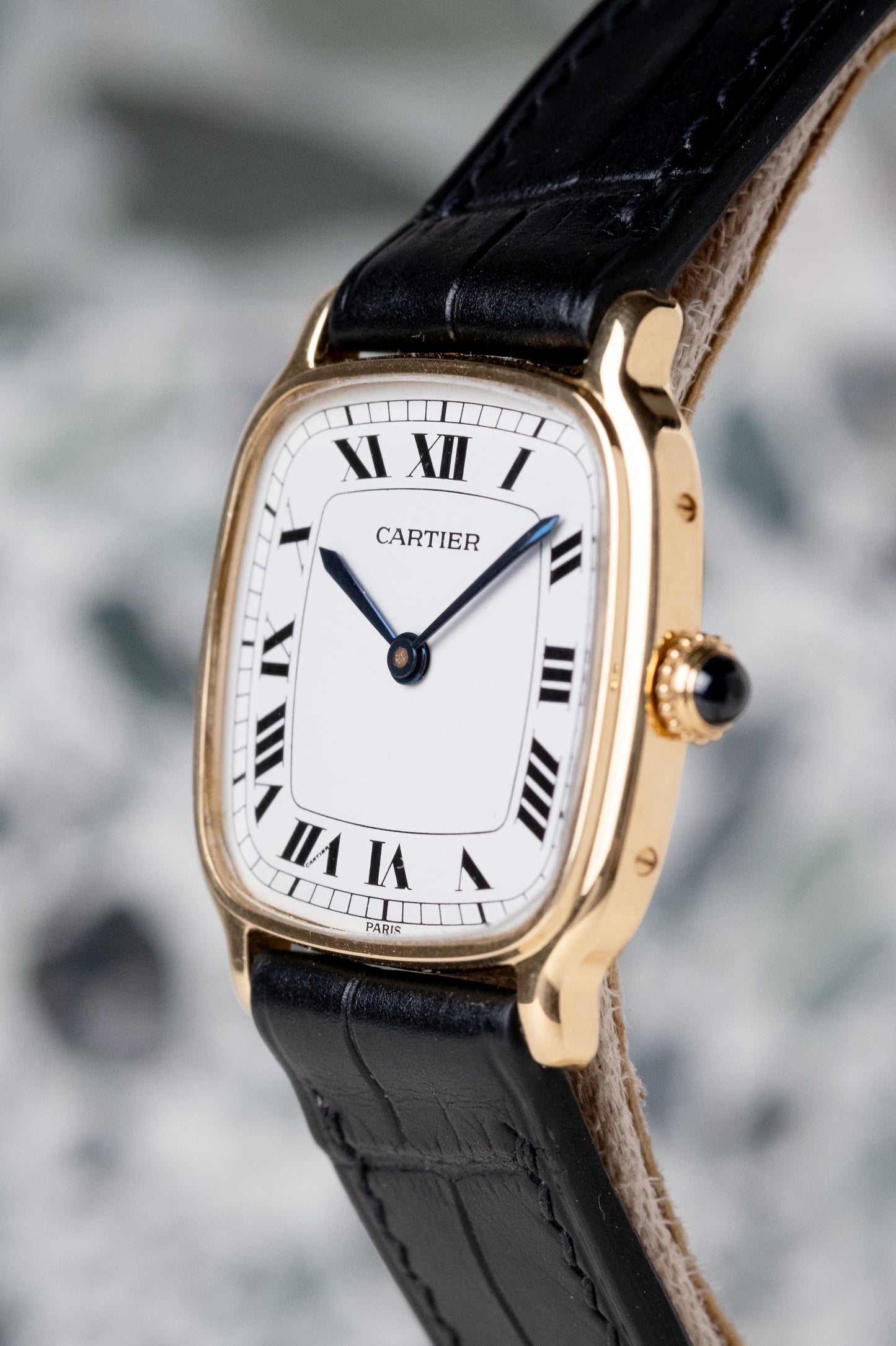 CARTIER Chambord 18k Gold Cushion (c. 1970s)