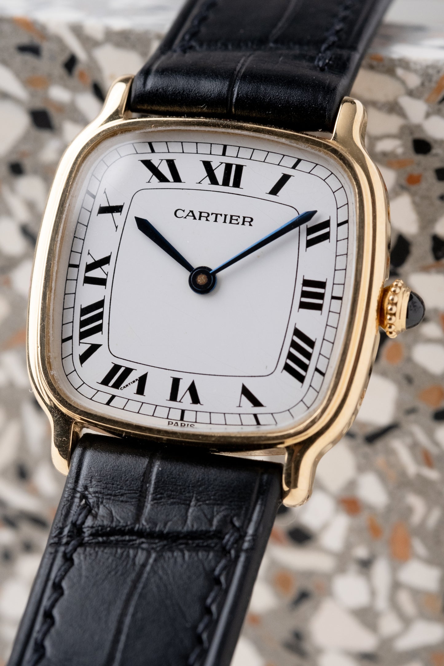 CARTIER Chambord 18k Gold Cushion (c. 1970s)