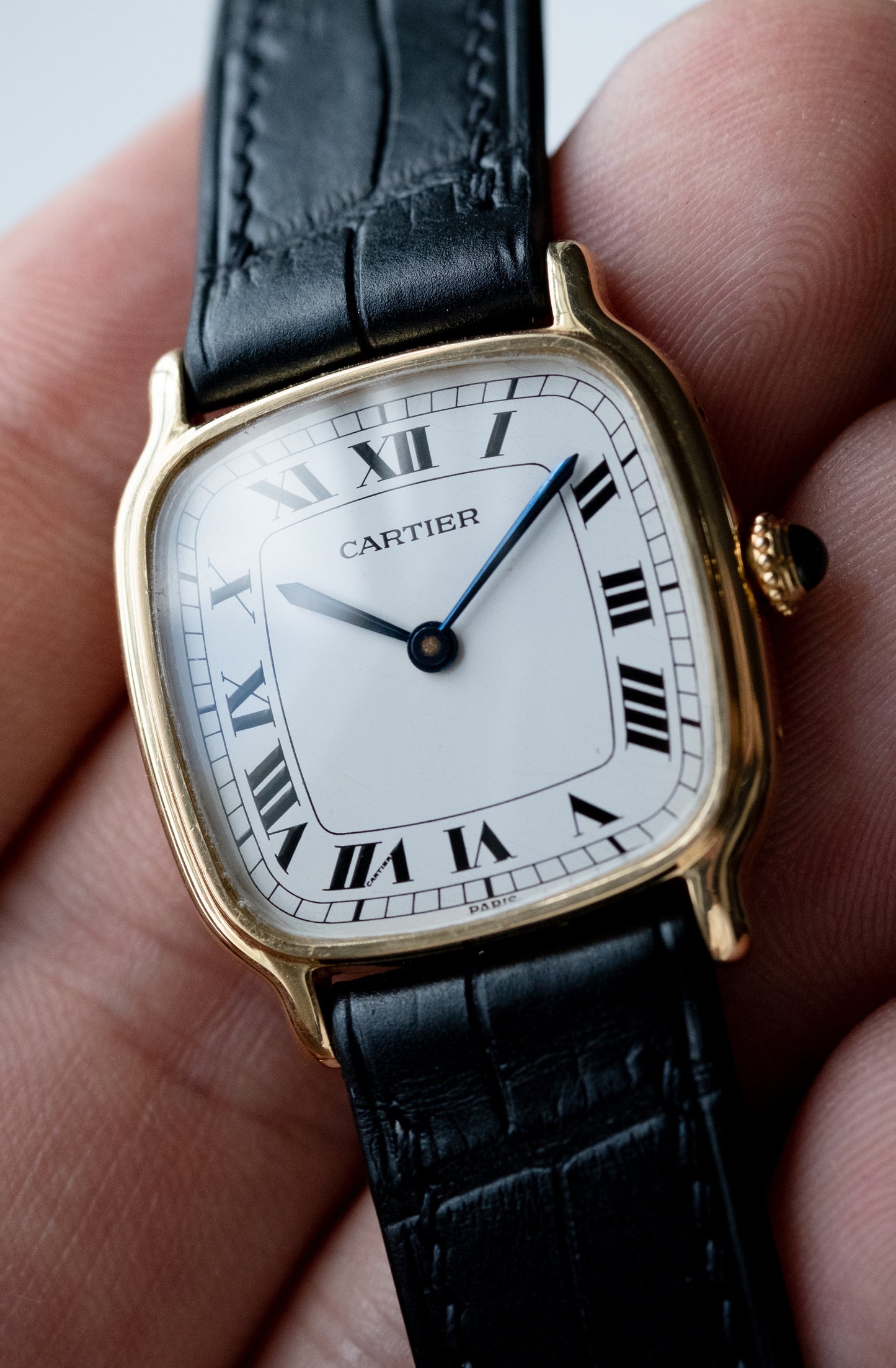 CARTIER Chambord 18k Gold Cushion (c. 1970s)