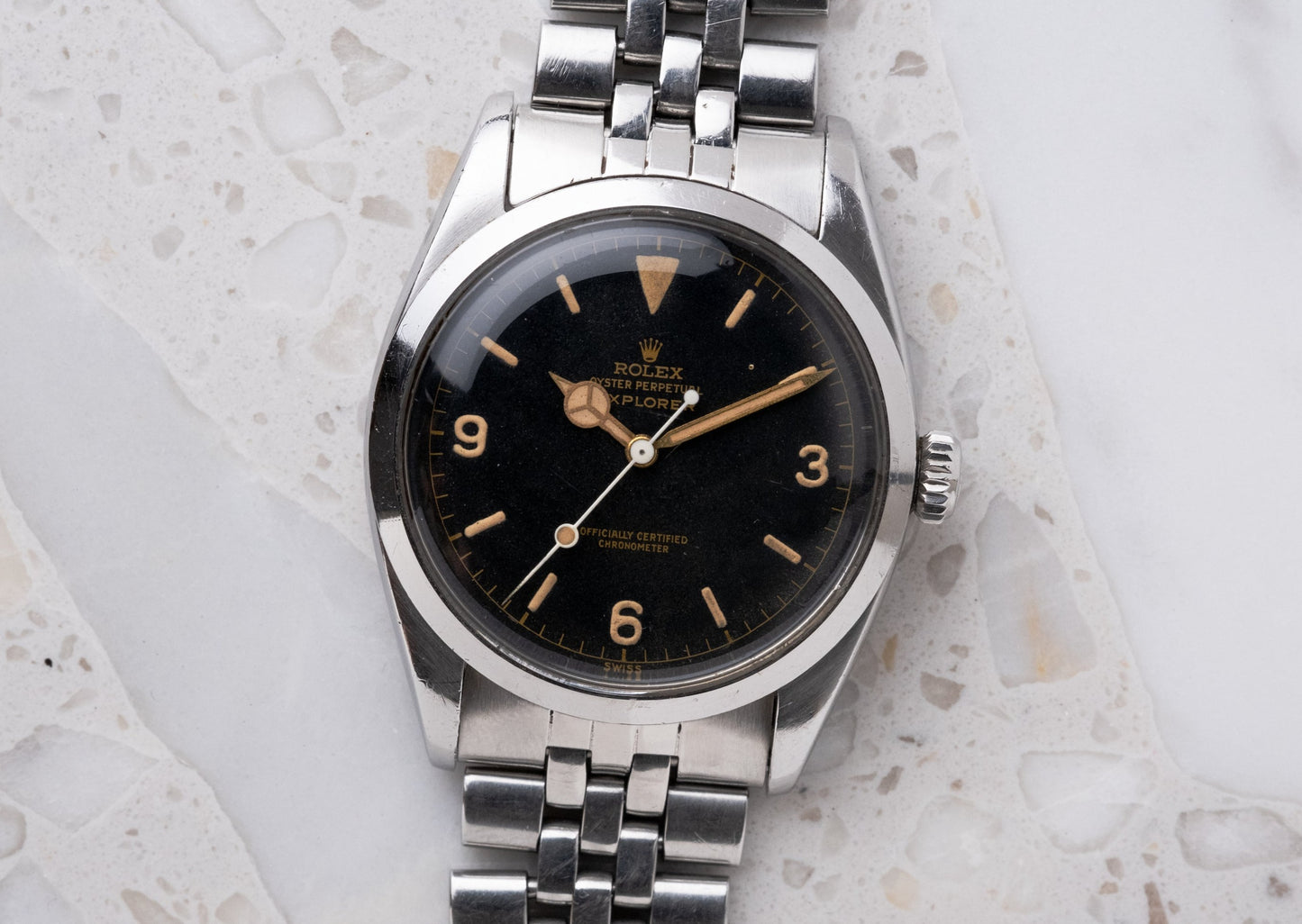 ROLEX Explorer Ref. 6610 Gilt Dial (1957)