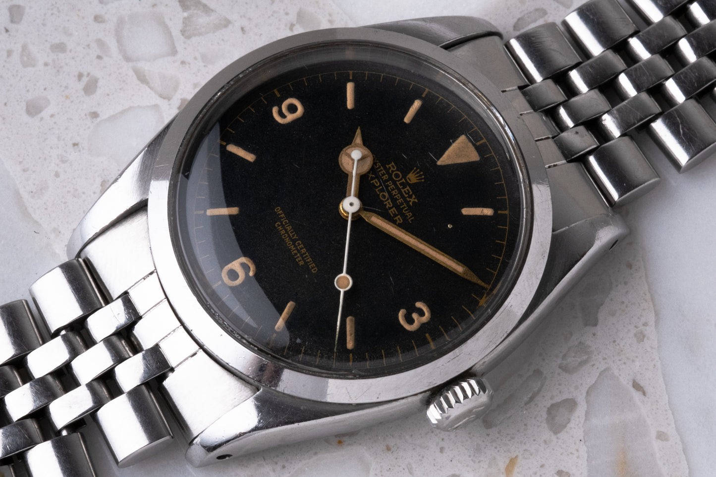 ROLEX Explorer Ref. 6610 Gilt Dial (1957)
