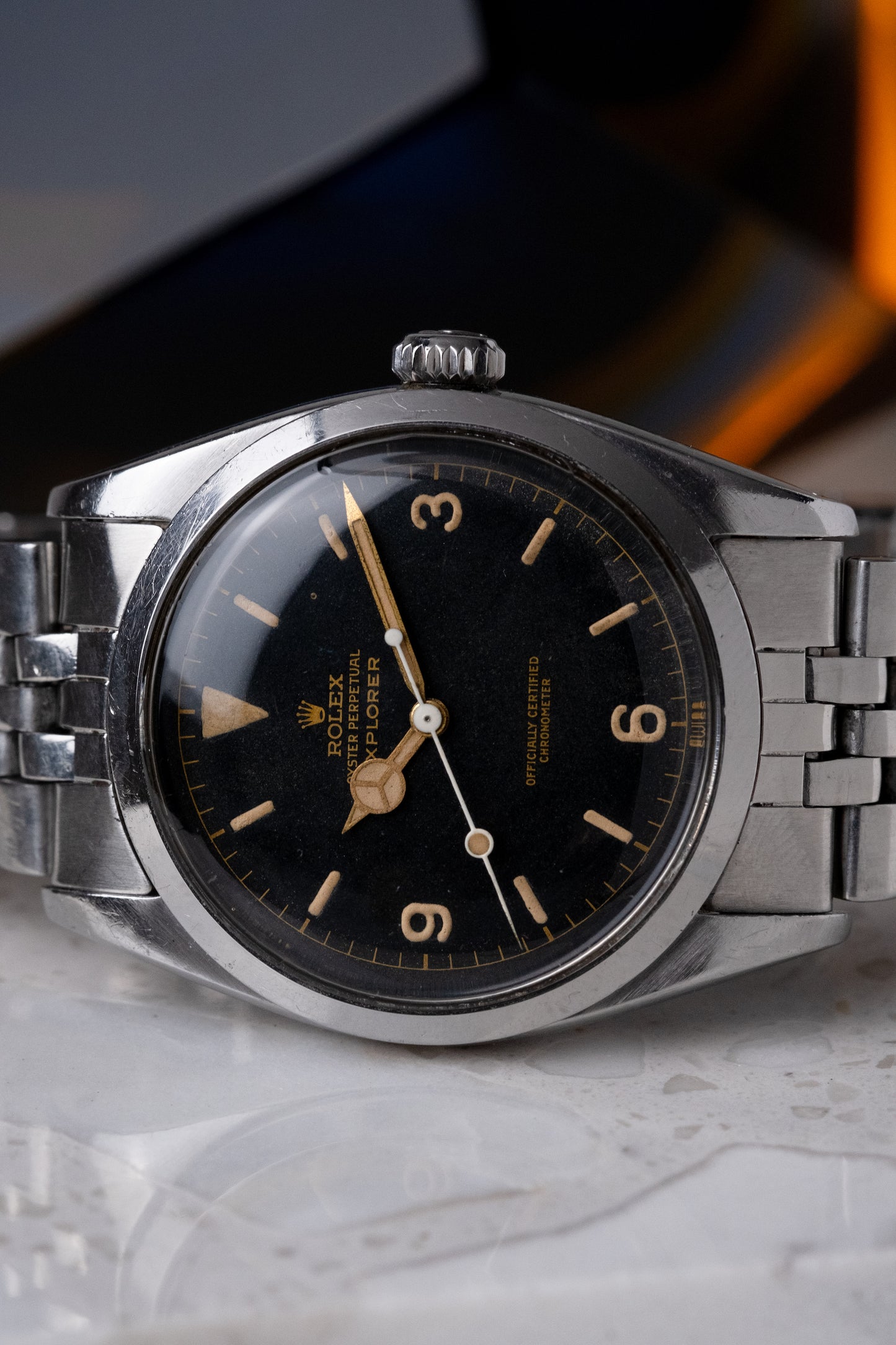 ROLEX Explorer Ref. 6610 Gilt Dial (1957)