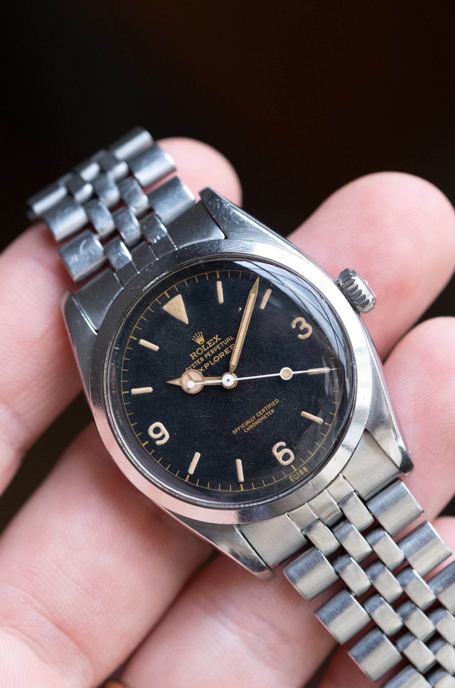 ROLEX Explorer Ref. 6610 Gilt Dial (1957)