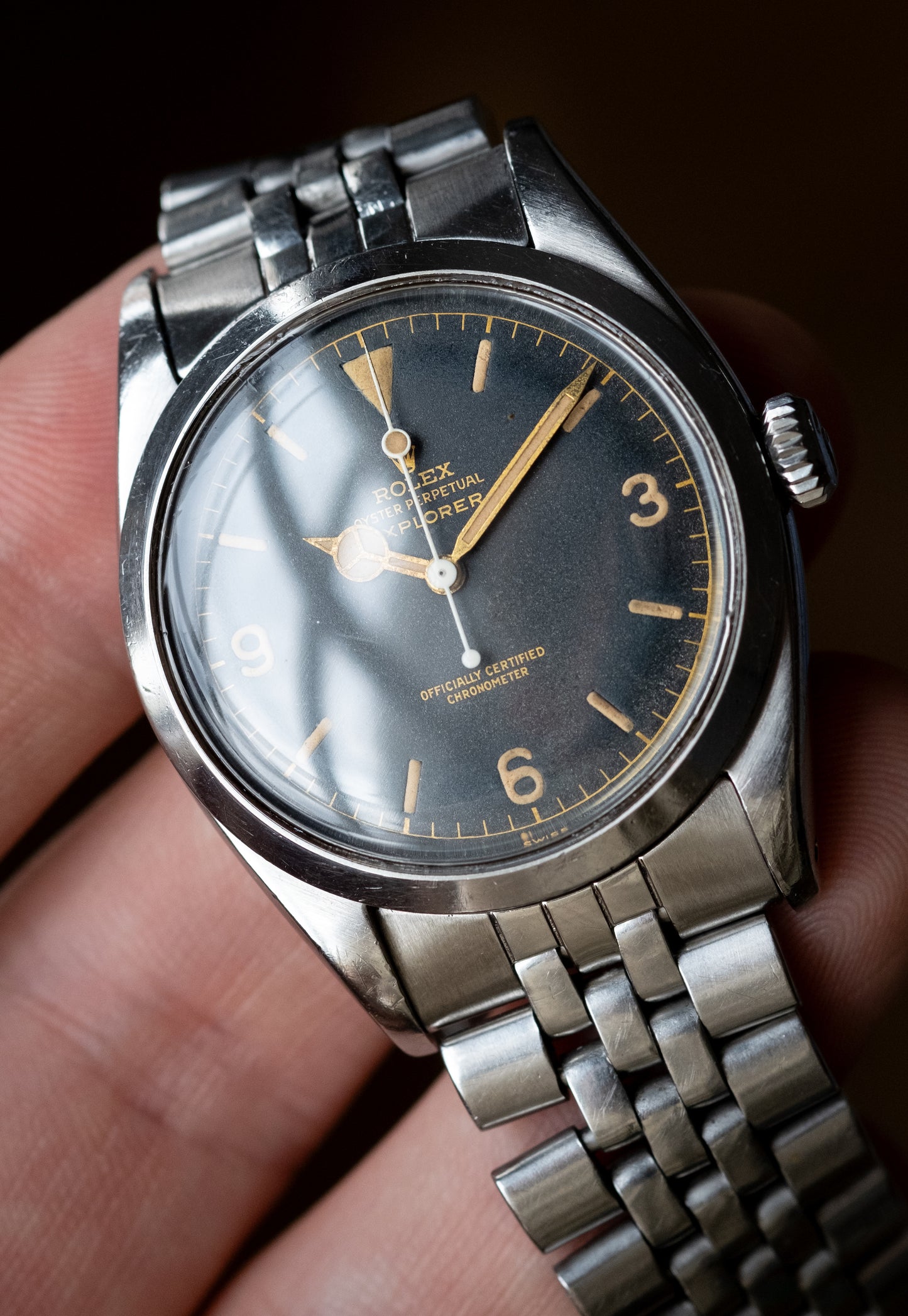 ROLEX Explorer Ref. 6610 Gilt Dial (1957)