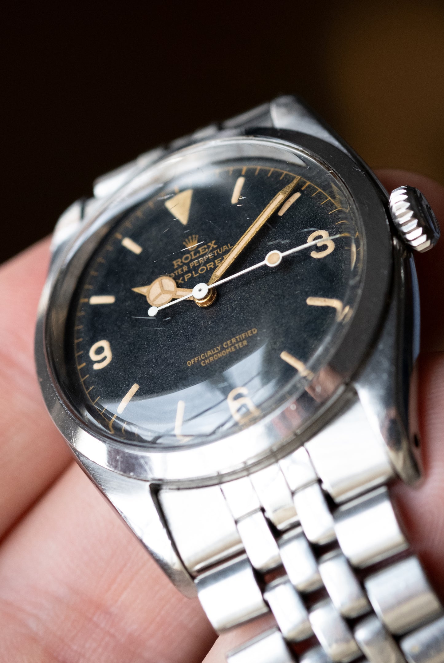 ROLEX Explorer Ref. 6610 Gilt Dial (1957)