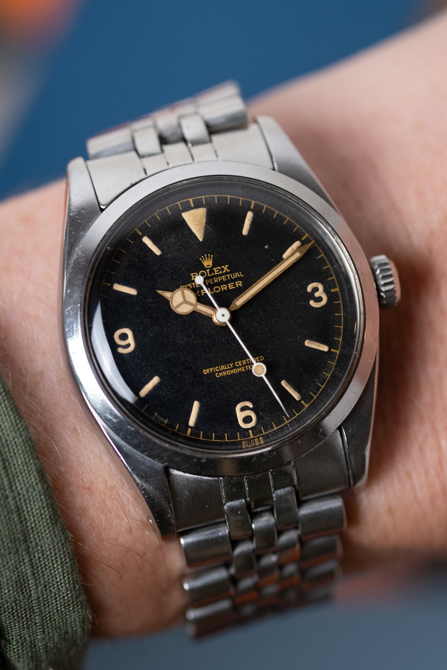ROLEX Explorer Ref. 6610 Gilt Dial (1957)