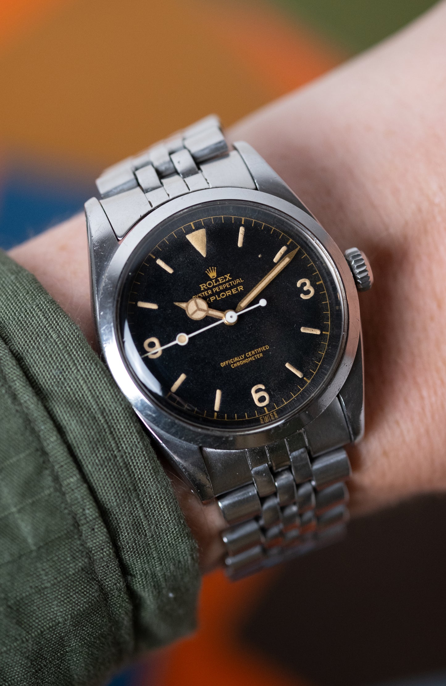 ROLEX Explorer Ref. 6610 Gilt Dial (1957)