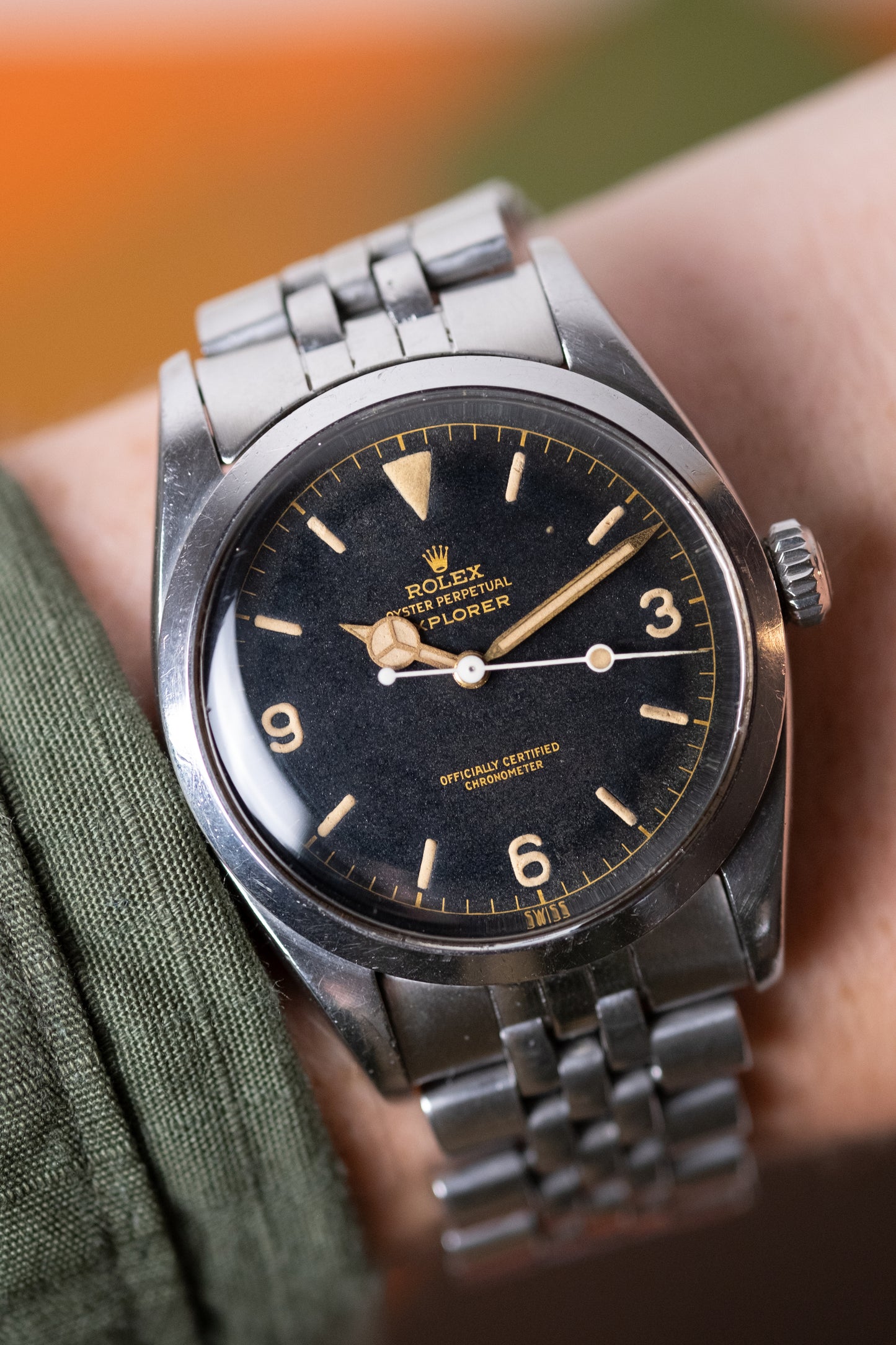 ROLEX Explorer Ref. 6610 Gilt Dial (1957)