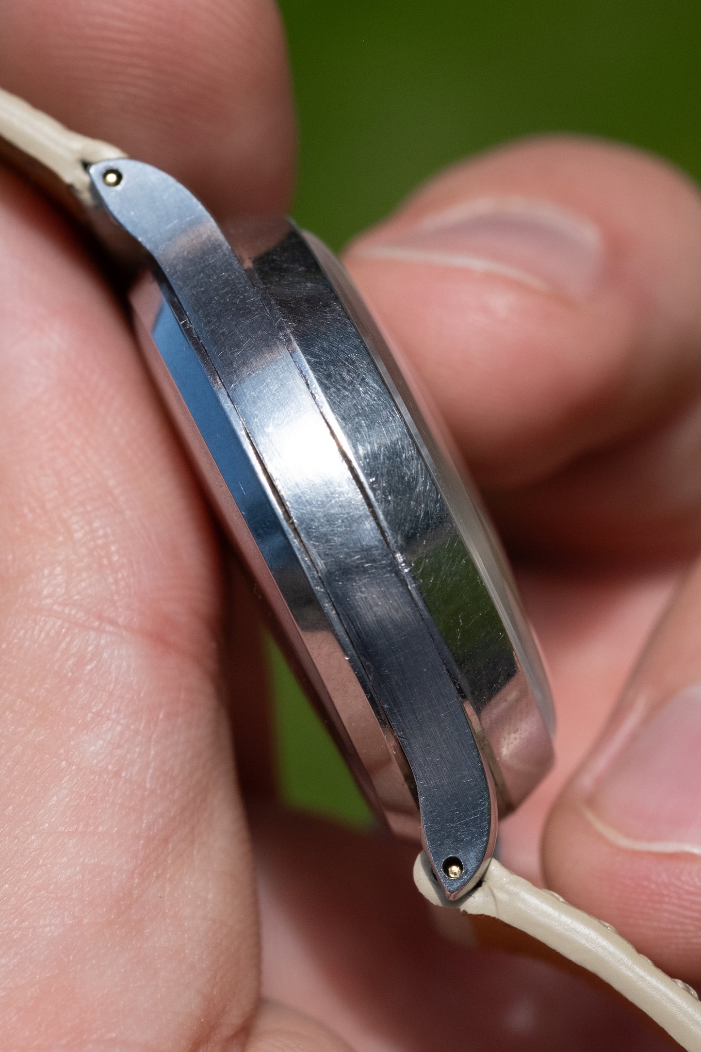 HEUER Pre Carerra Gilt Black Dial Chronograph Ref. 345 Valjoux 71 (c. 1940s)