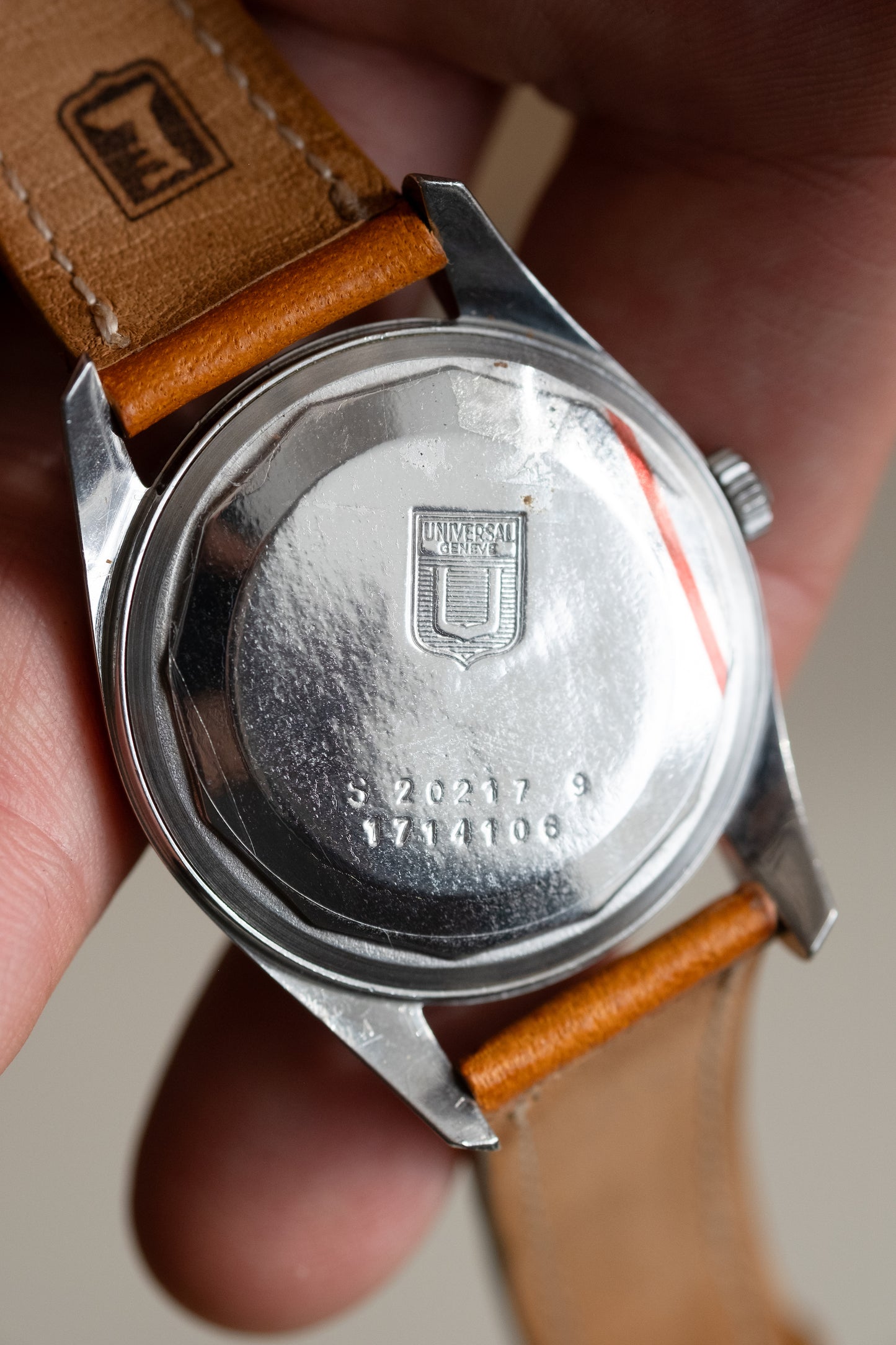 UNIVERSAL GENEVE Polerouter Ref. 20217-9 Tropical Dial (1955)