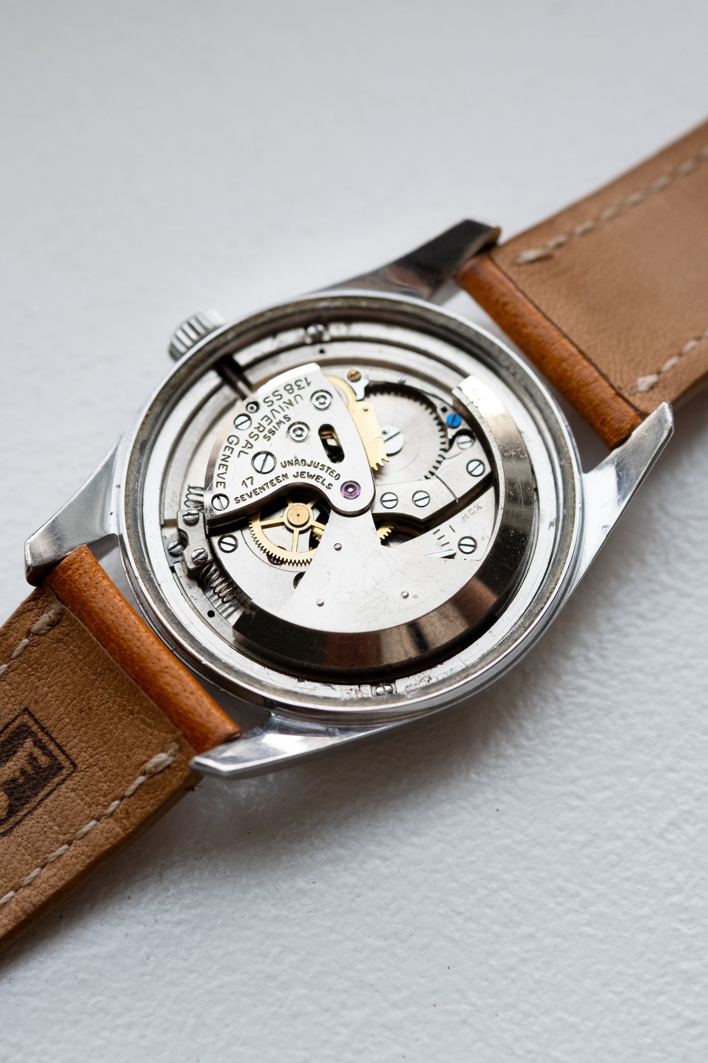 UNIVERSAL GENEVE Polerouter Ref. 20217-9 Tropical Dial (1955)