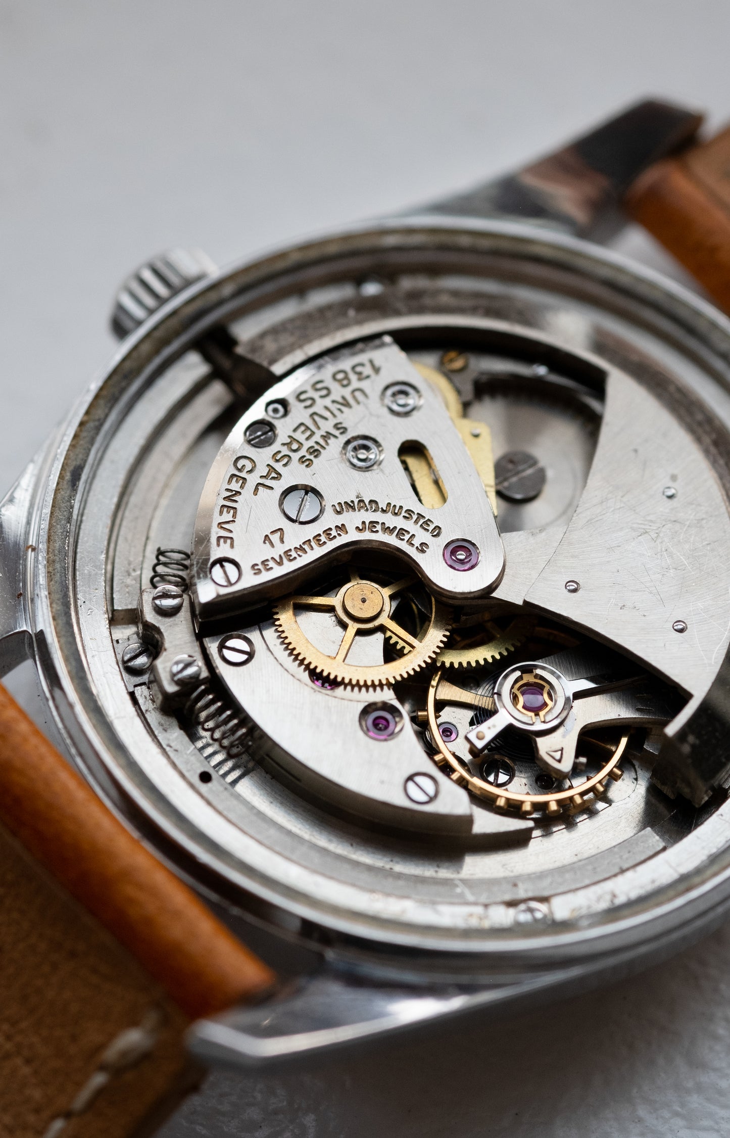 UNIVERSAL GENEVE Polerouter Ref. 20217-9 Tropical Dial (1955)