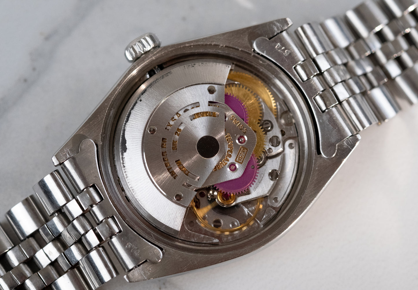 ROLEX Oyster Perpetual Date Ref. 1500 Tropical Camo Dial Box and Papers (1969)