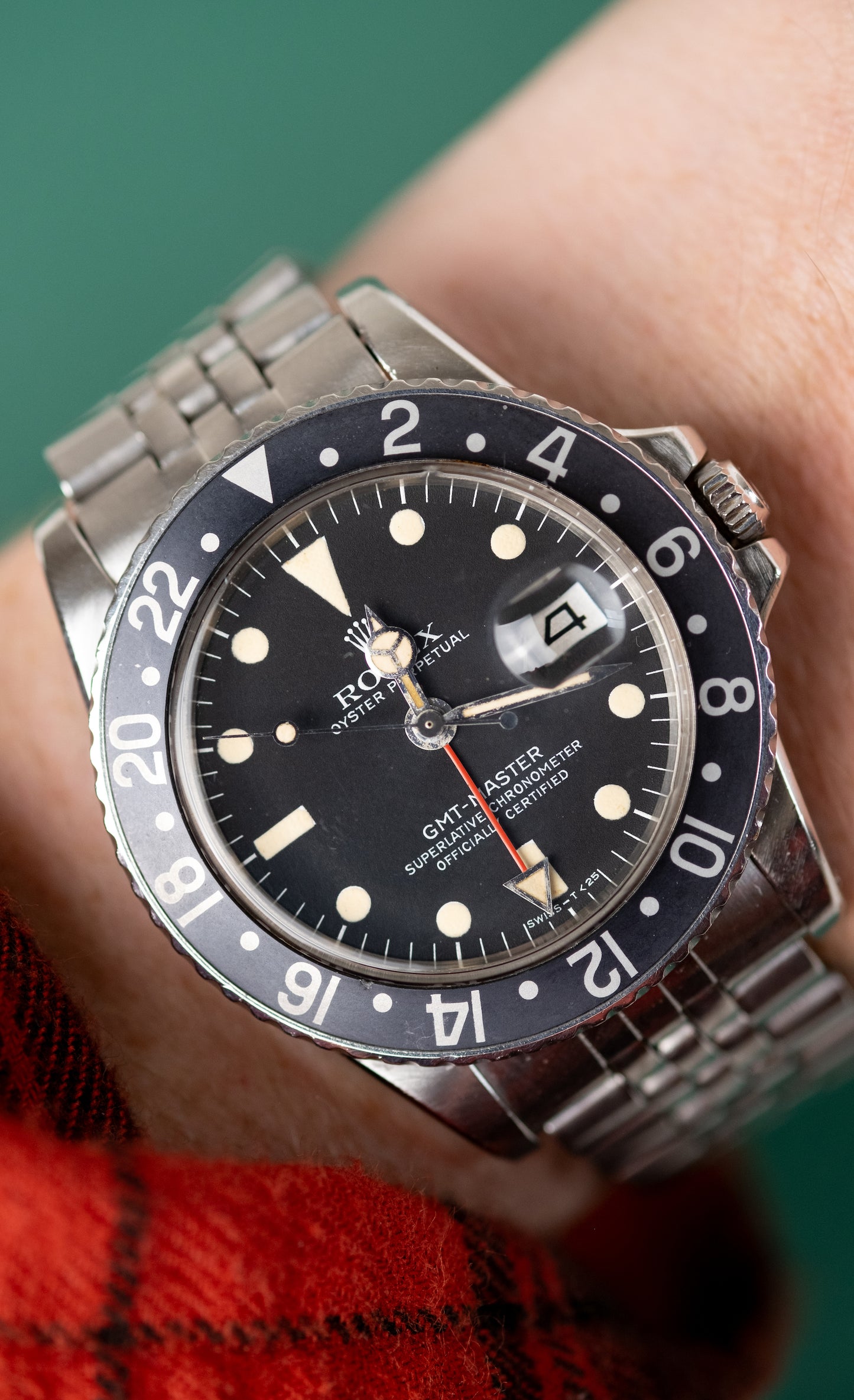 ROLEX GMT Master Ref. 1675 Black Bezel Full Set (1973)
