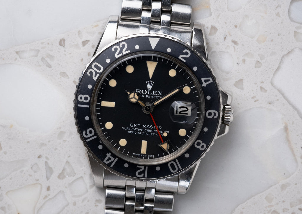 ROLEX GMT Master Ref. 1675 Black Bezel Full Set (1973)