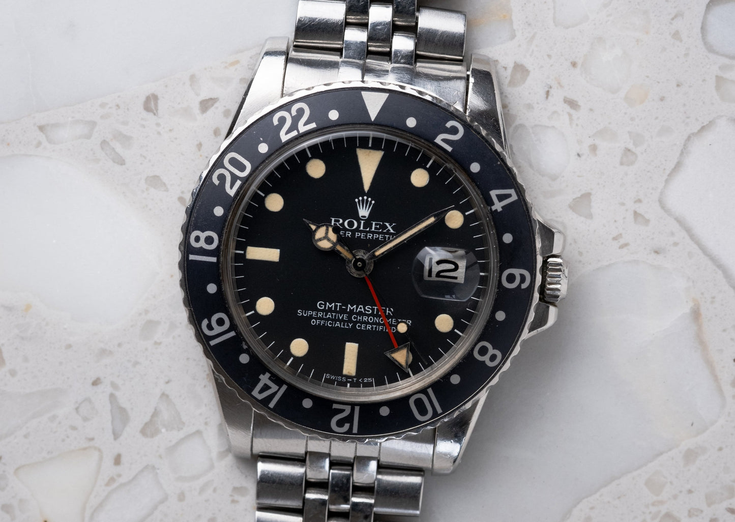 ROLEX GMT Master Ref. 1675 Black Bezel Full Set (1973)