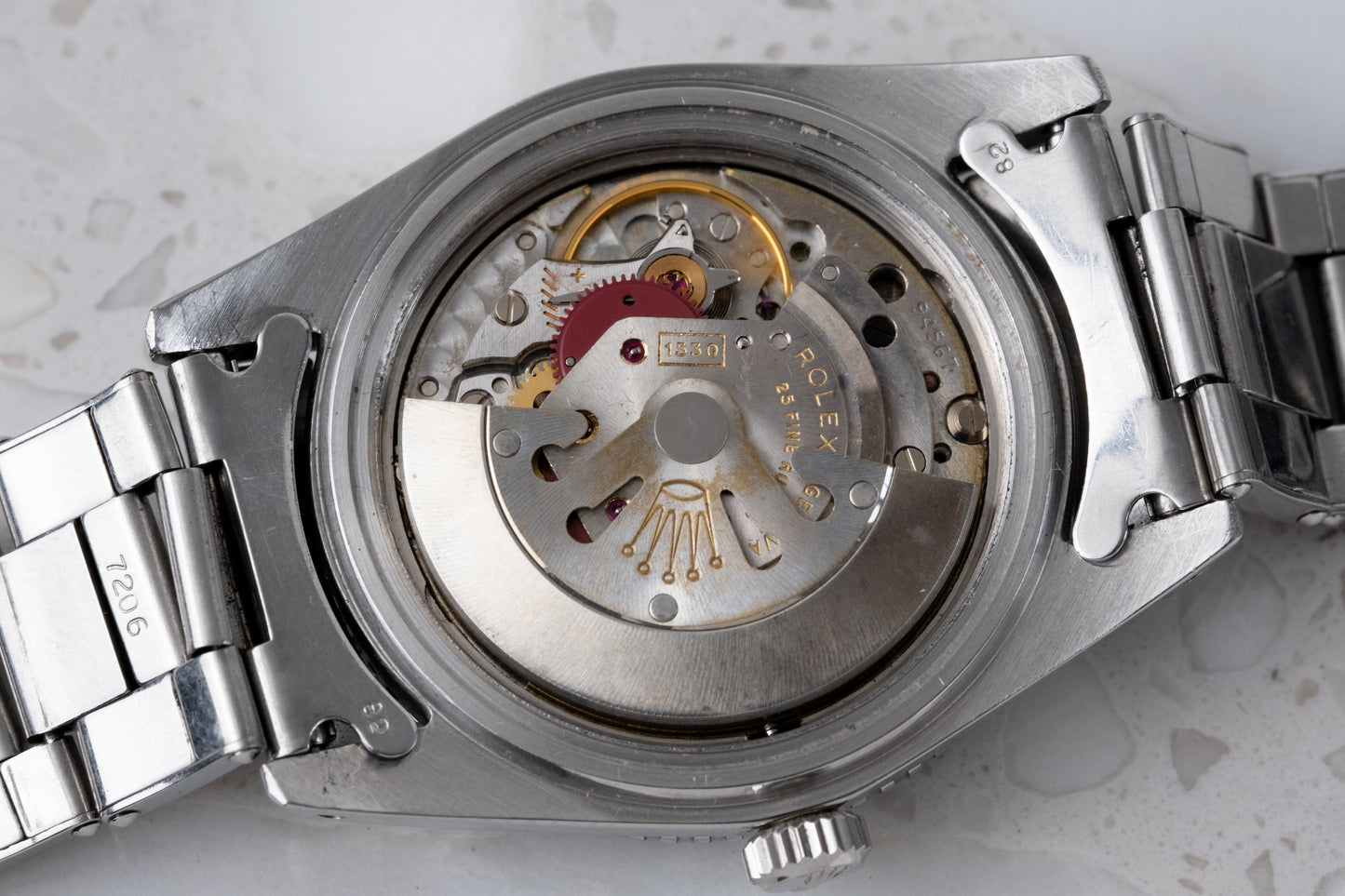 ROLEX Submariner Small Crown Ref. 5508 Gilt Exclamation Point Dial Box, Guarantee and Service Papers (1959)