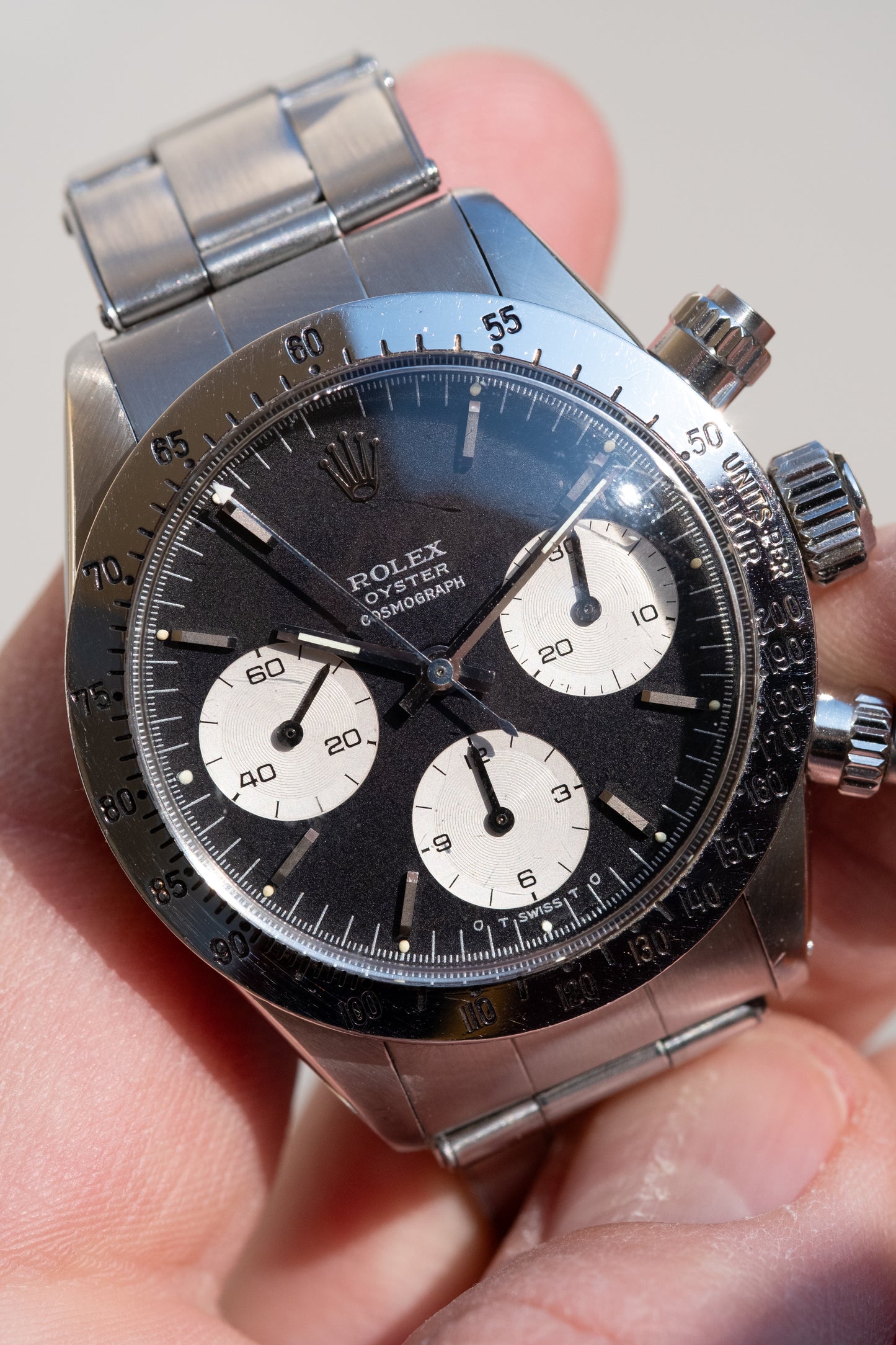 ROLEX Cosmogrpah Daytona Reference 6265 Black Sigma Dial (1972)