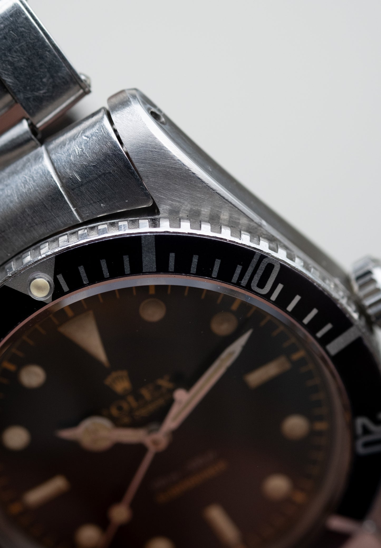 ROLEX Submariner Small Crown Ref. 5508 Gilt Exclamation Point Dial Box, Guarantee and Service Papers (1959)