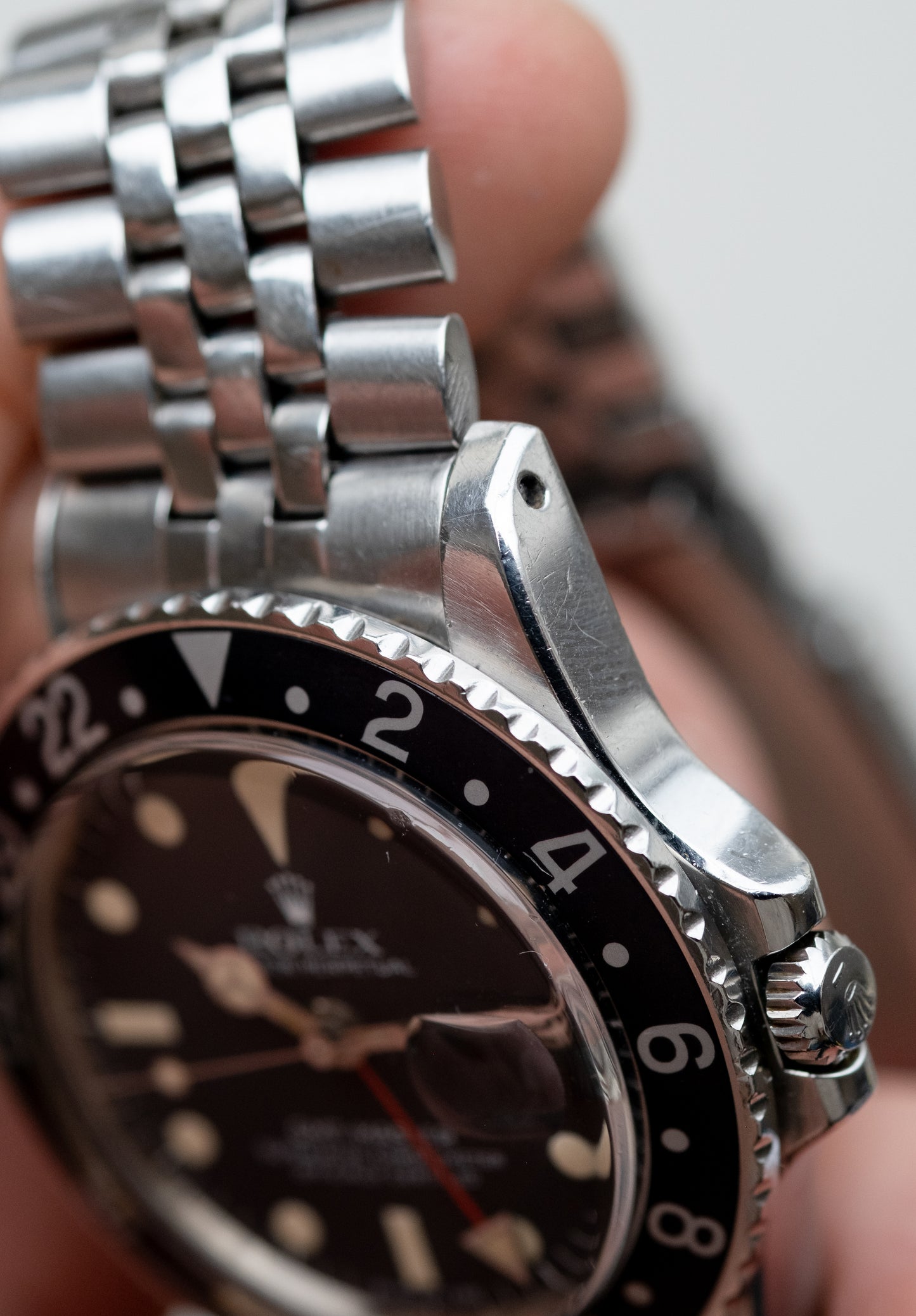 ROLEX GMT Master Ref. 1675 Black Bezel Full Set (1973)