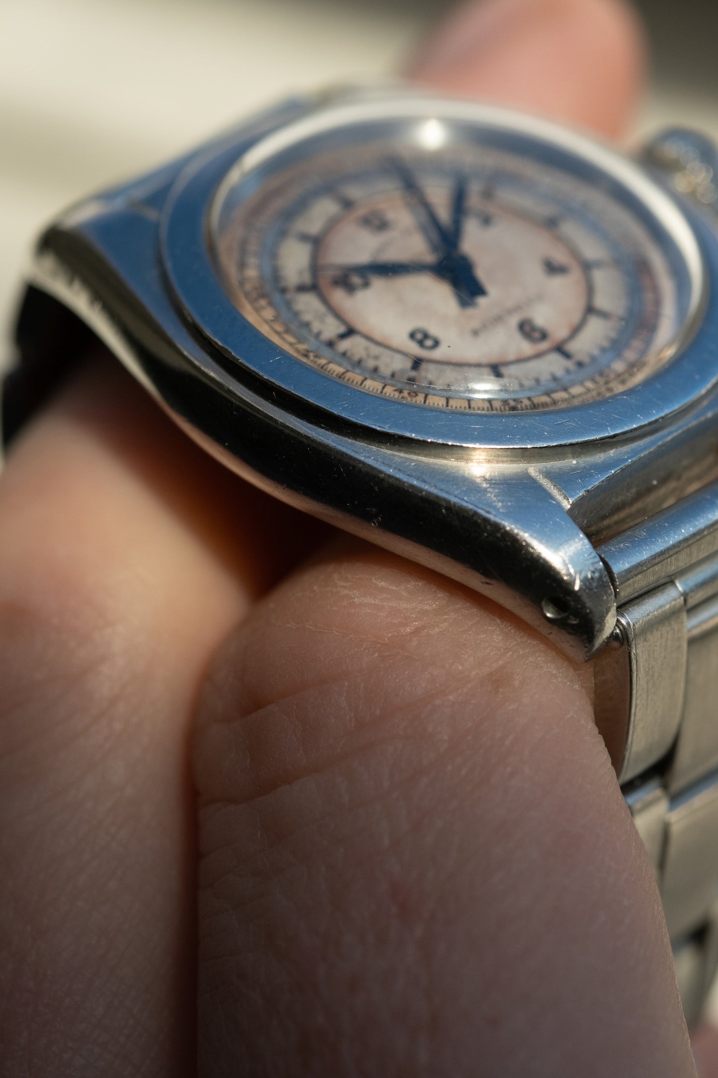 ROLEX Sector Dial "Scientific" Chronometre Flat Back RARE Ref. 2765 (1940)