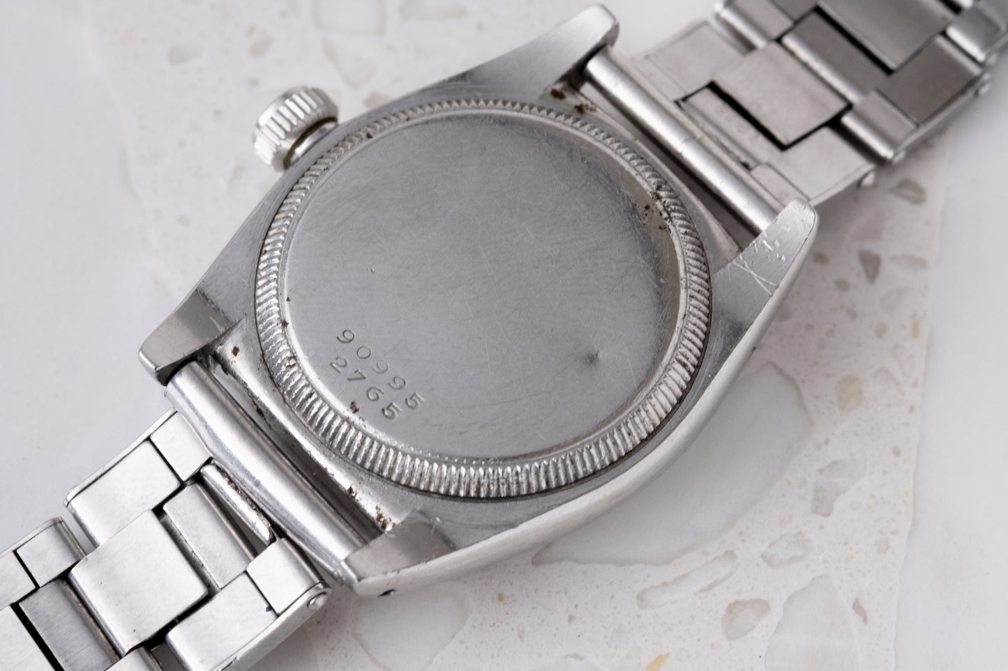 ROLEX Sector Dial "Scientific" Chronometre Flat Back RARE Ref. 2765 (1940)