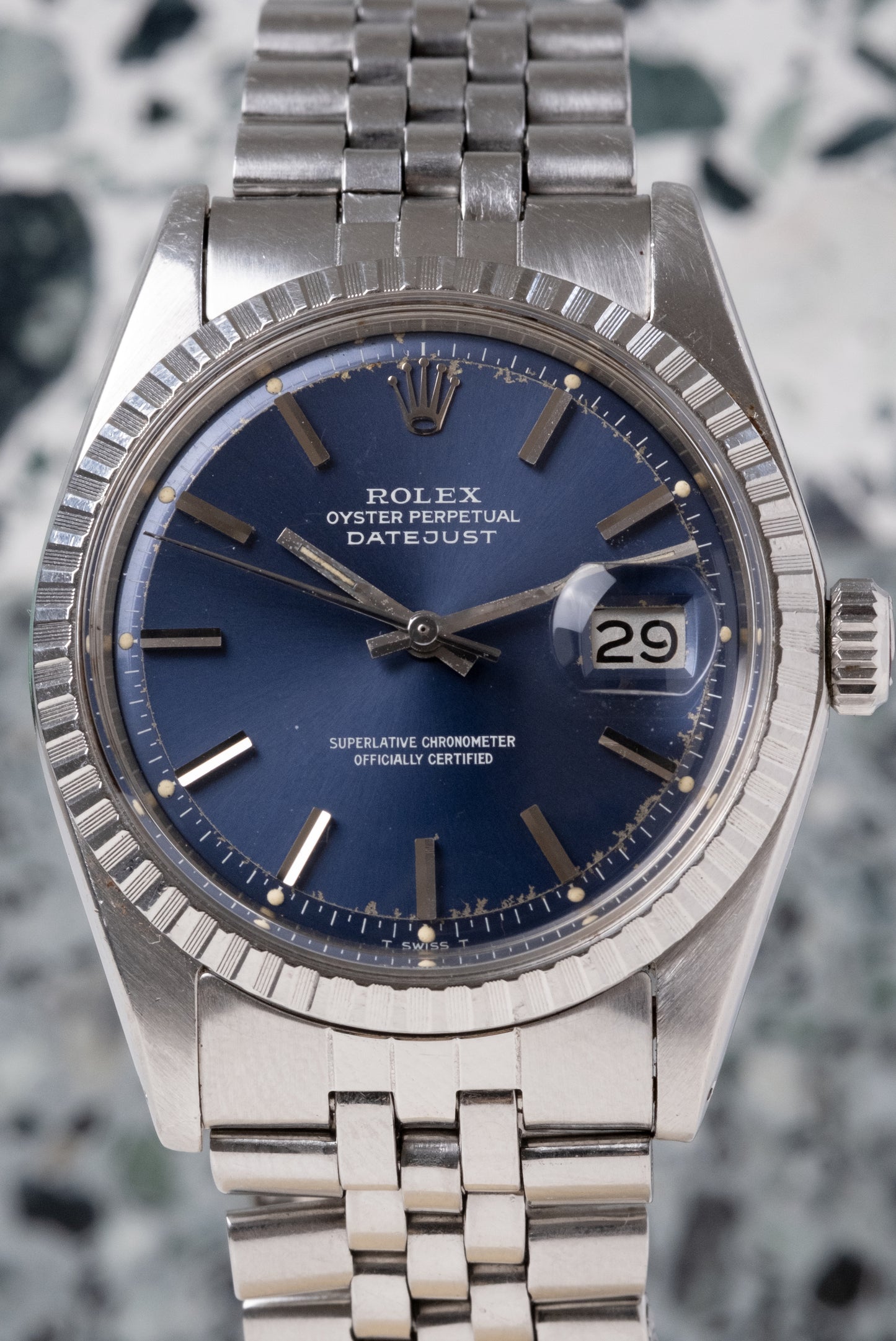 ROLEX Oyster Perpetual Datejust Ref. 1603 Blue Dial (1973)