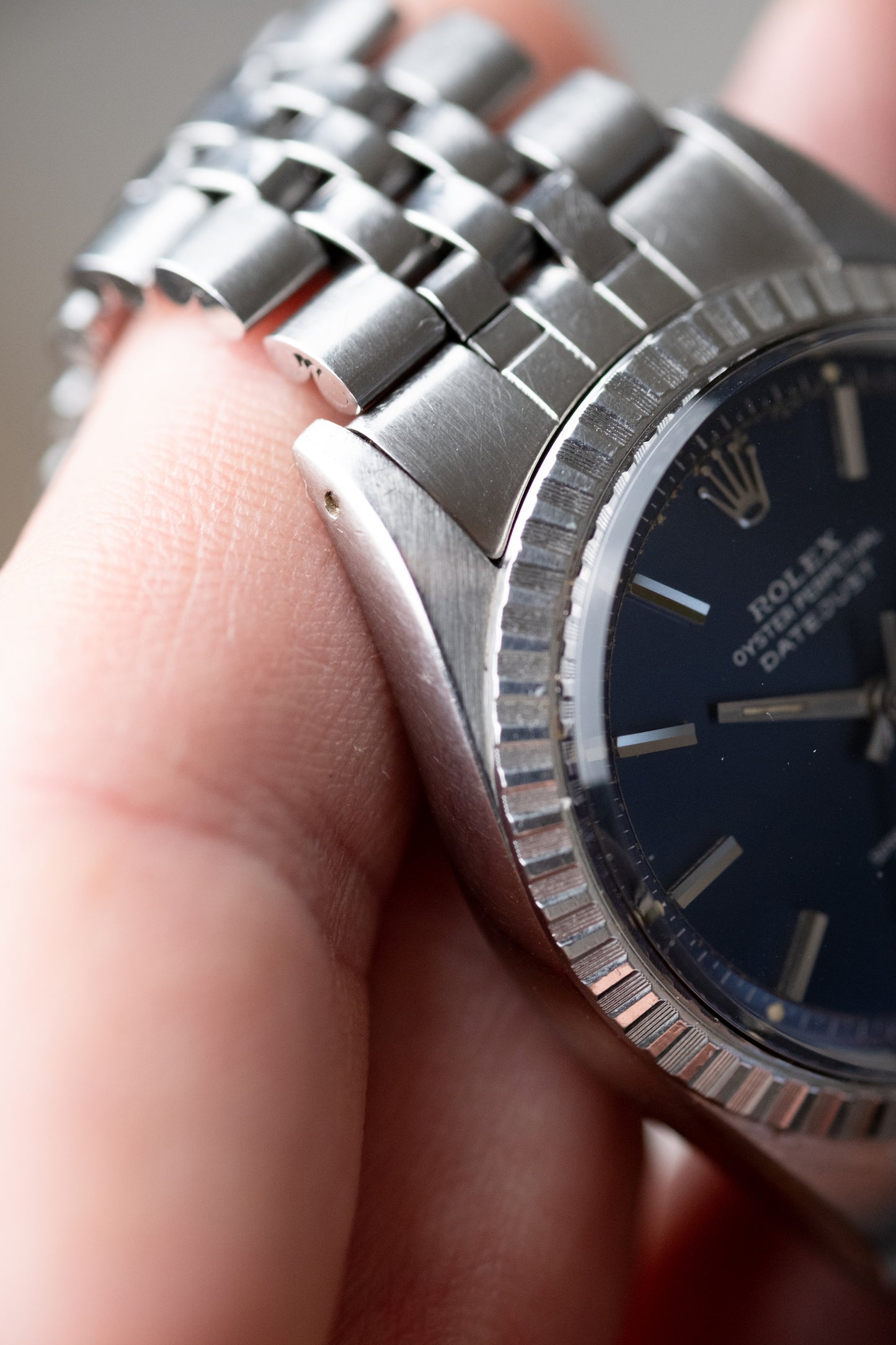 ROLEX Oyster Perpetual Datejust Ref. 1603 Blue Dial (1973)
