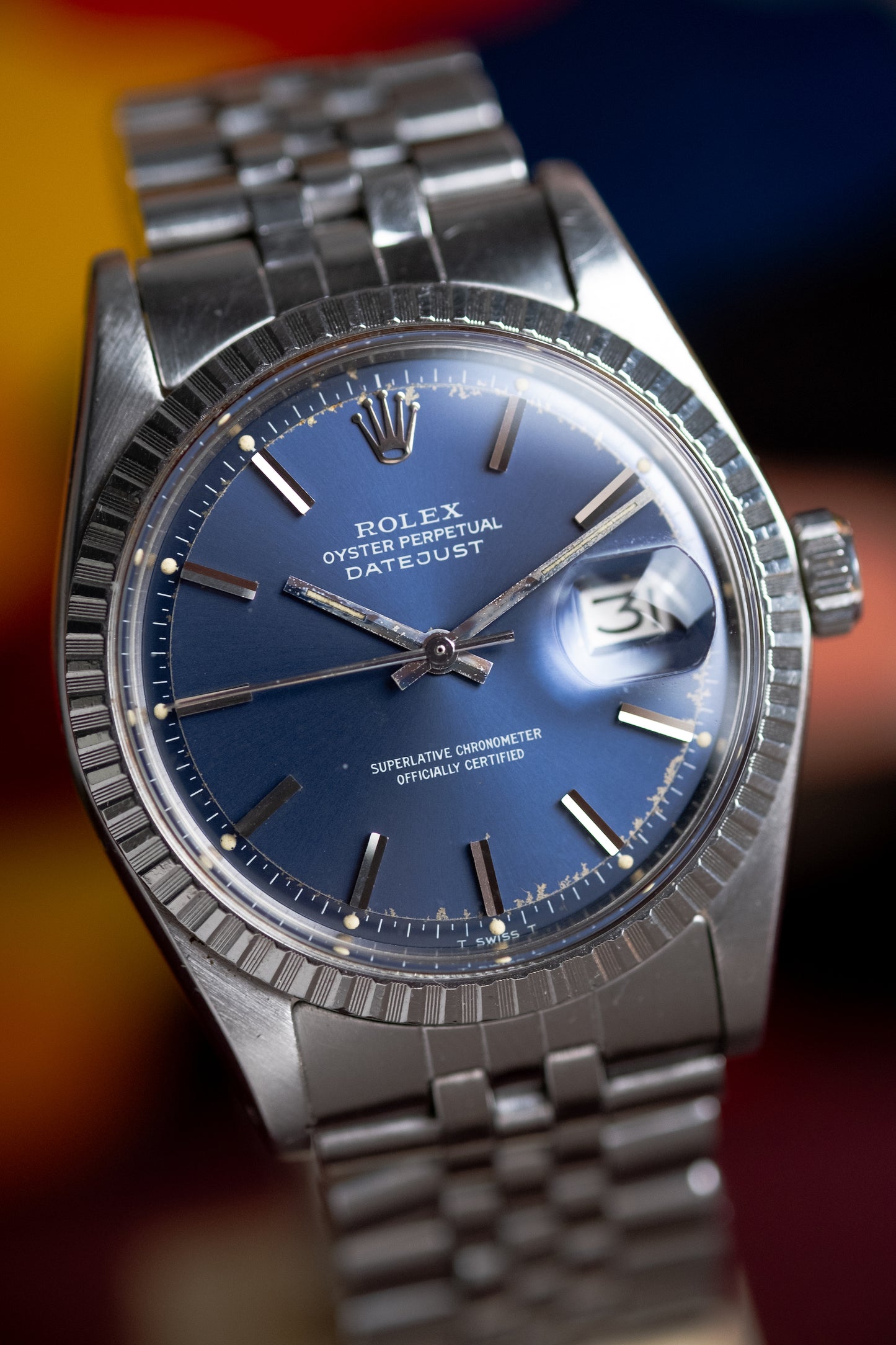 ROLEX Oyster Perpetual Datejust Ref. 1603 Blue Dial (1973)