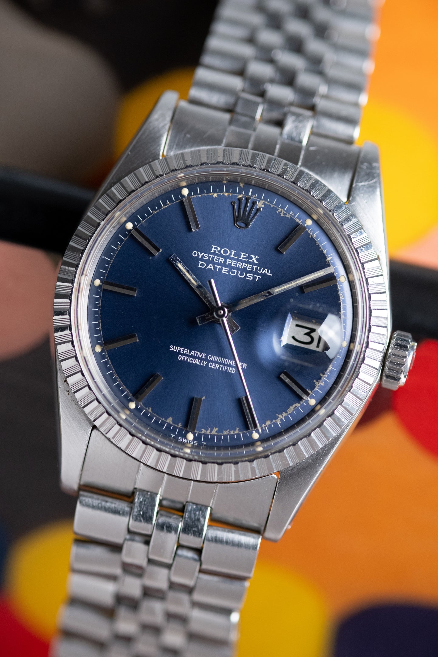 ROLEX Oyster Perpetual Datejust Ref. 1603 Blue Dial (1973)