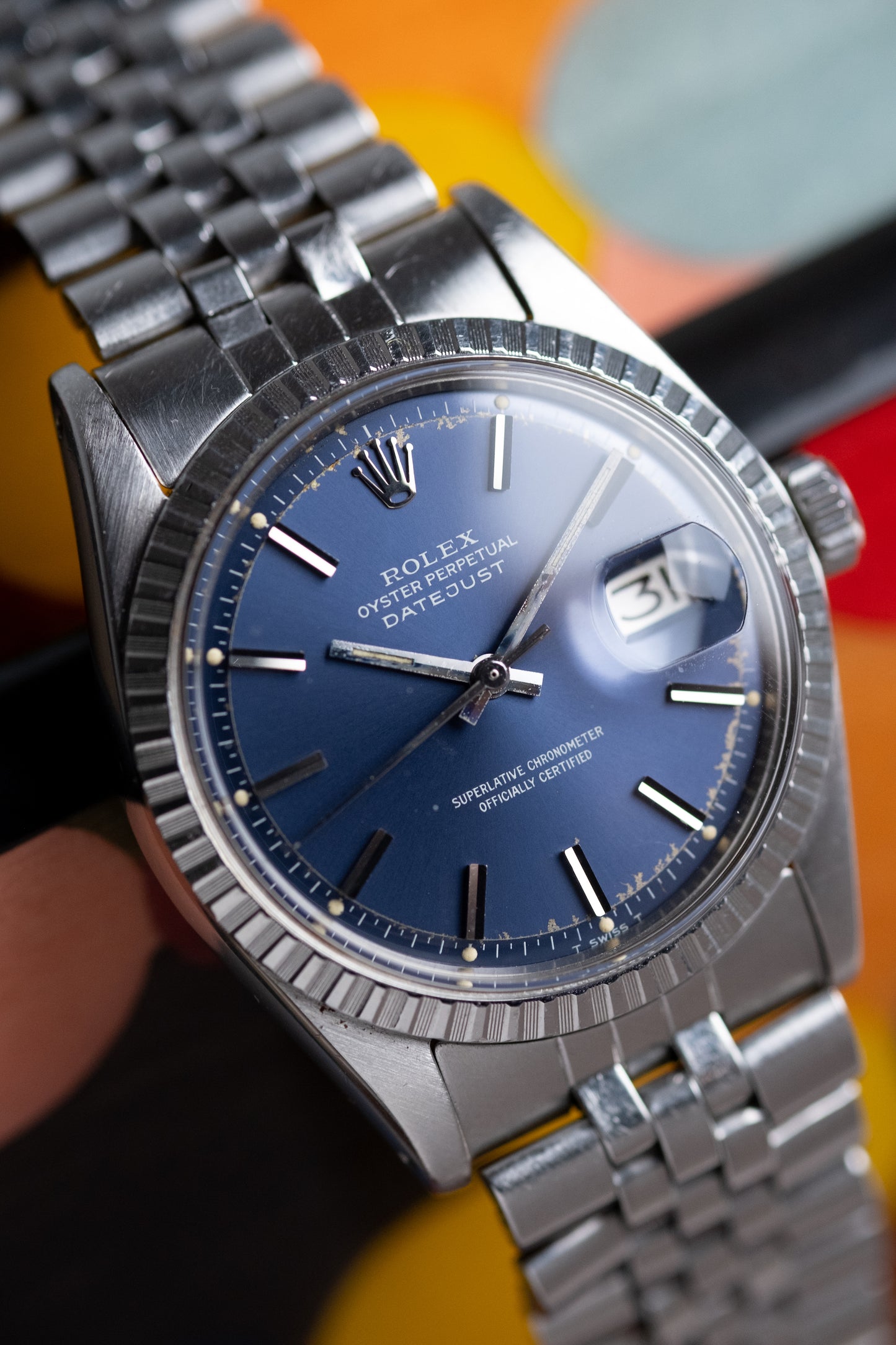 ROLEX Oyster Perpetual Datejust Ref. 1603 Blue Dial (1973)